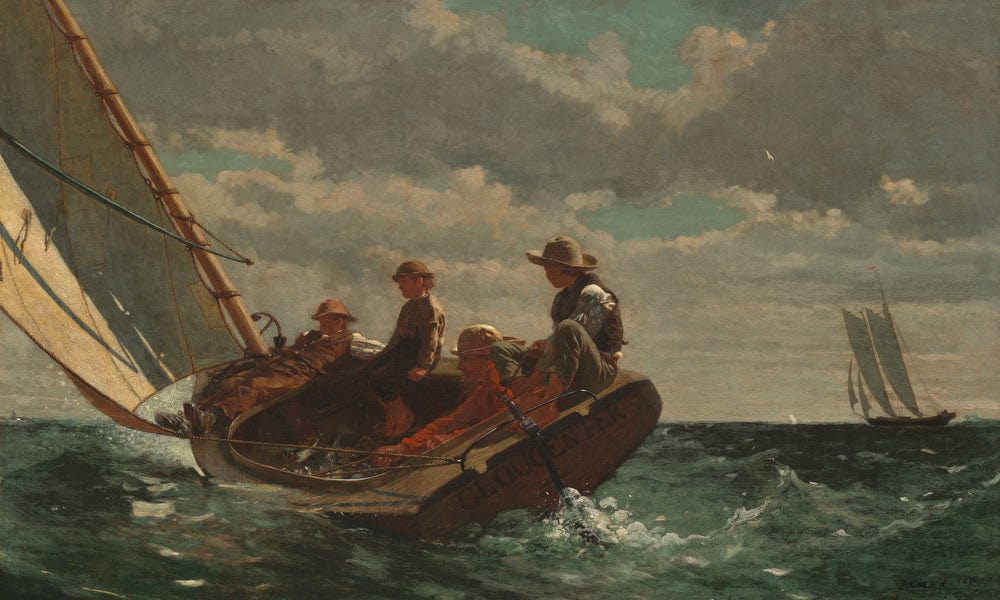 Breezing Up (A Fair Wind) By Winslow Homer - Image 5