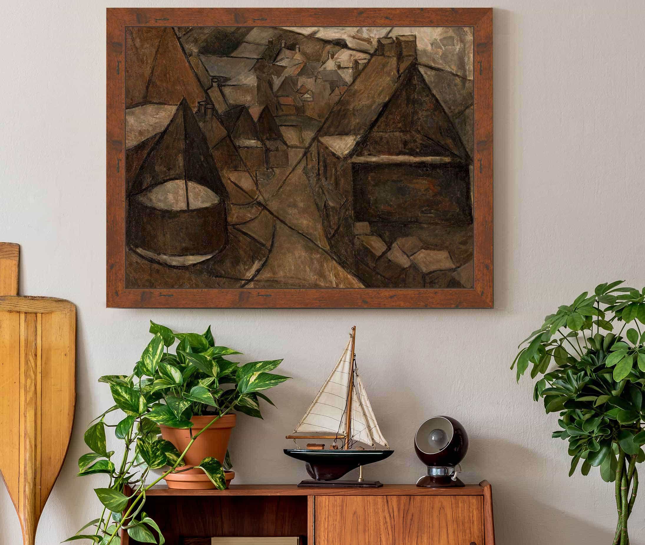 Breton Landscape With A Well by Tadeusz Makowski - Image 3