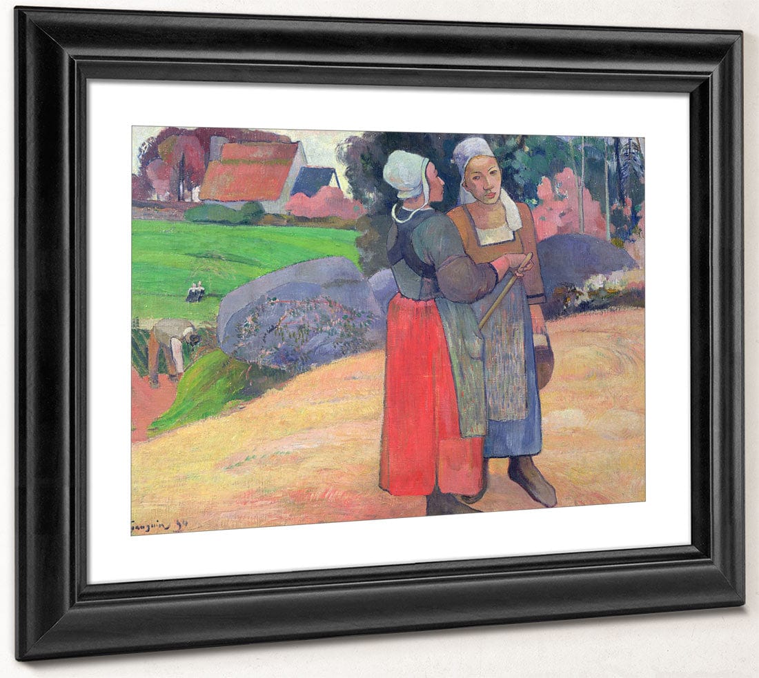 Breton Peasants By Paul Gauguin - Image 2