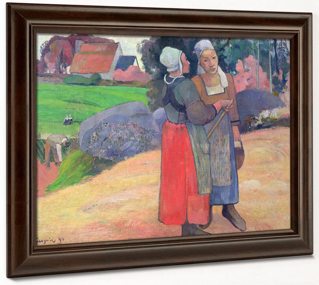 Breton Peasants By Paul Gauguin - Image 4
