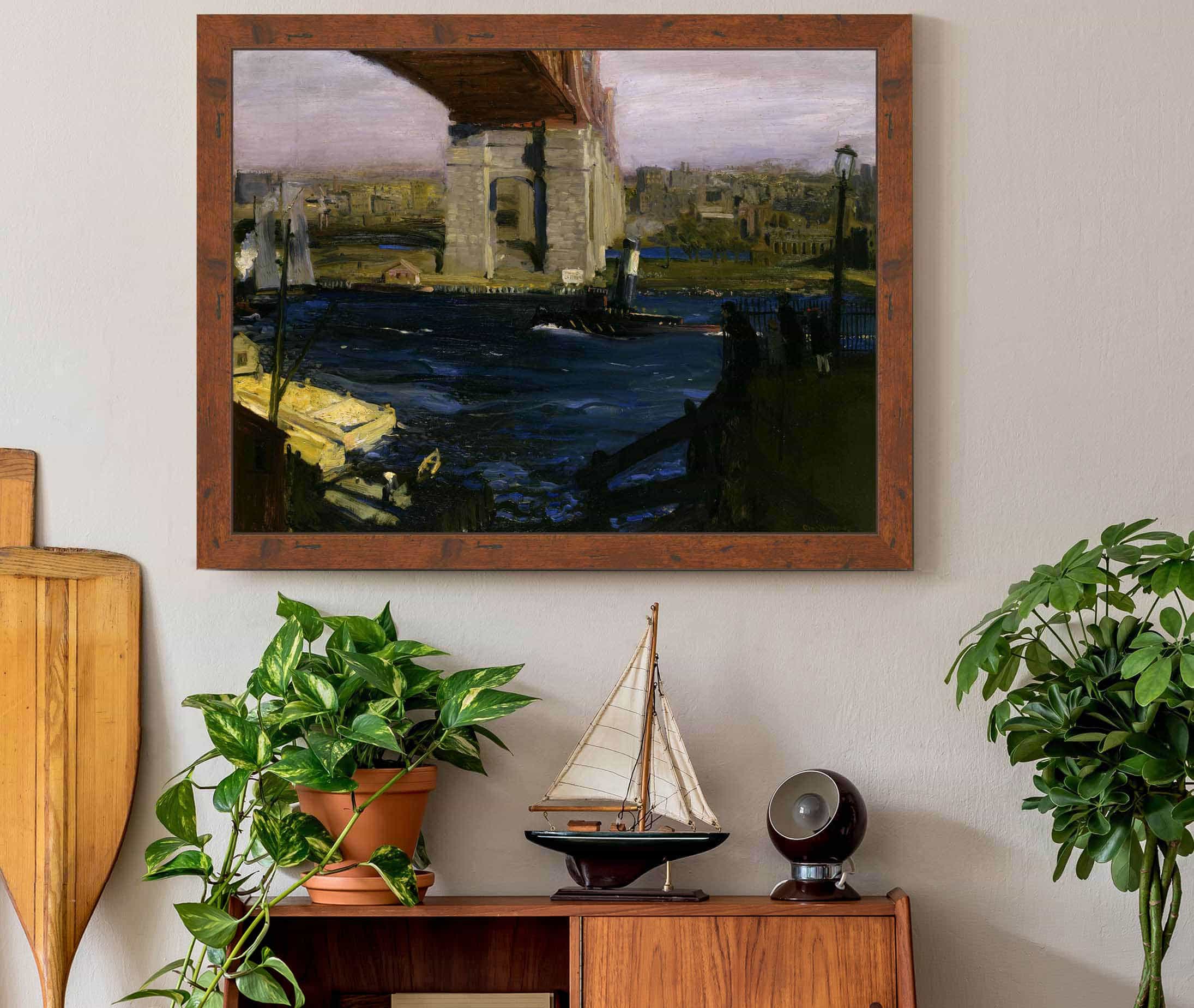 Bridge Blackwells Island by George Wesley Bellows - Image 3