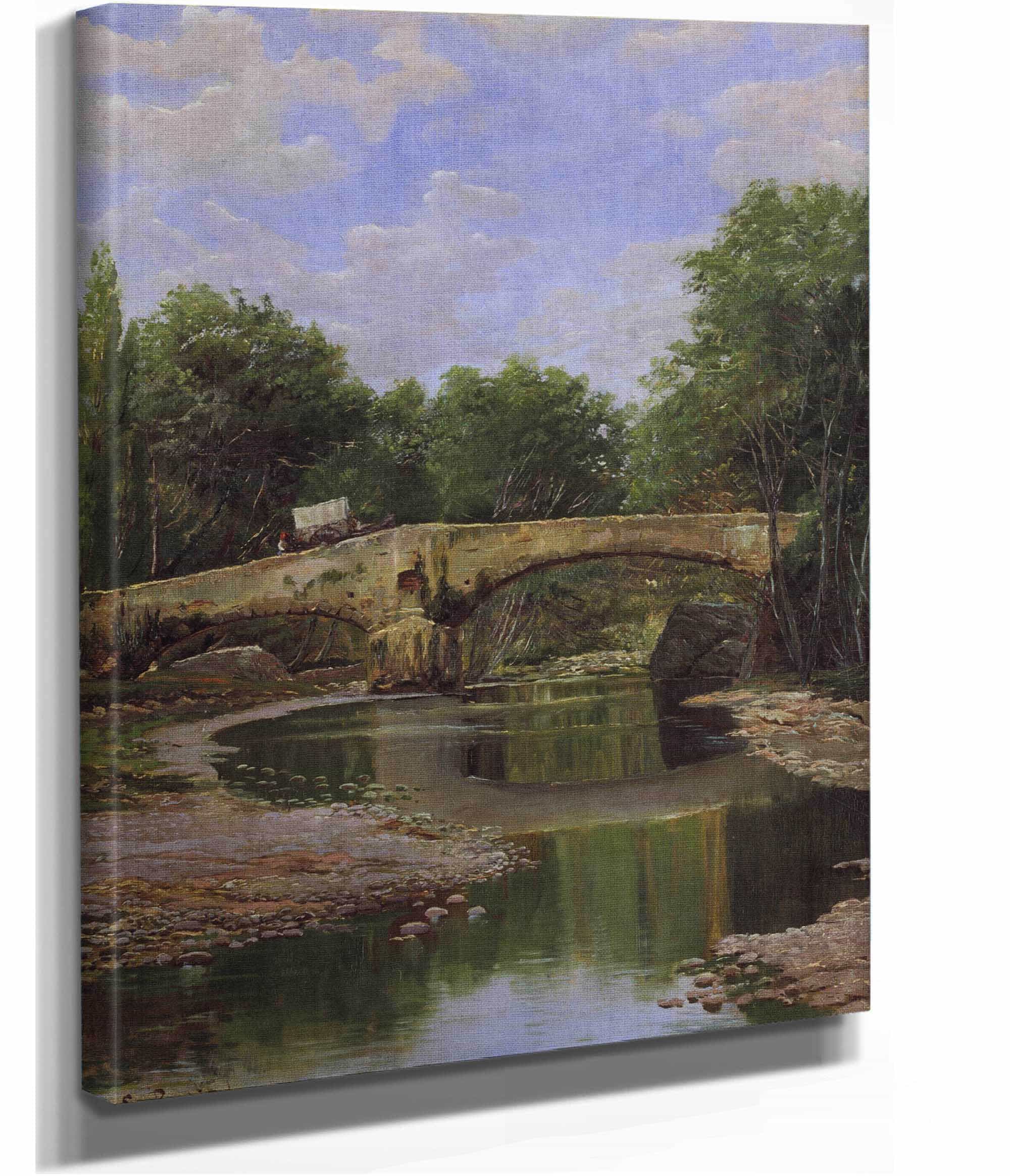 Bridge Over A River by Santiago Rusinol - Image 2