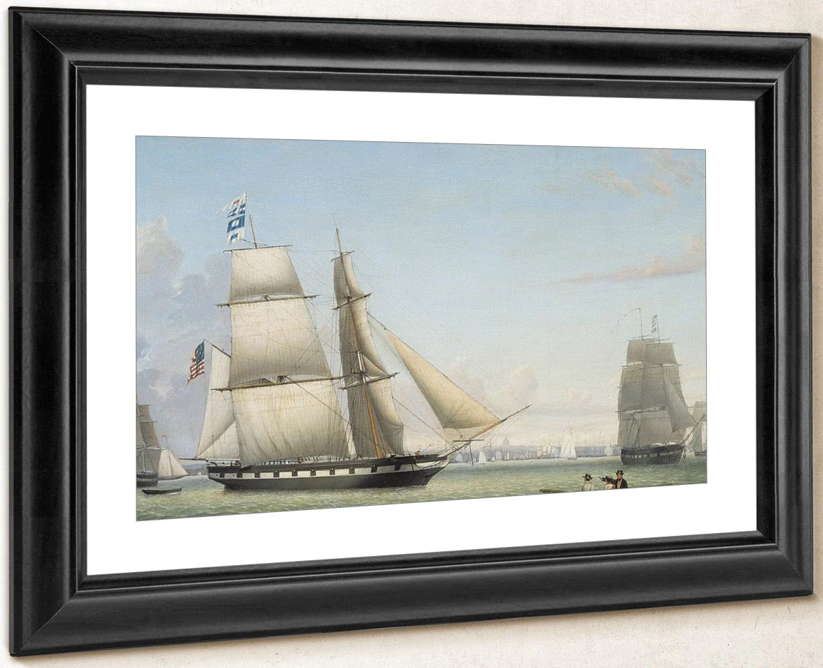 Brig Antelope By Fitz Henry Lane - Image 4
