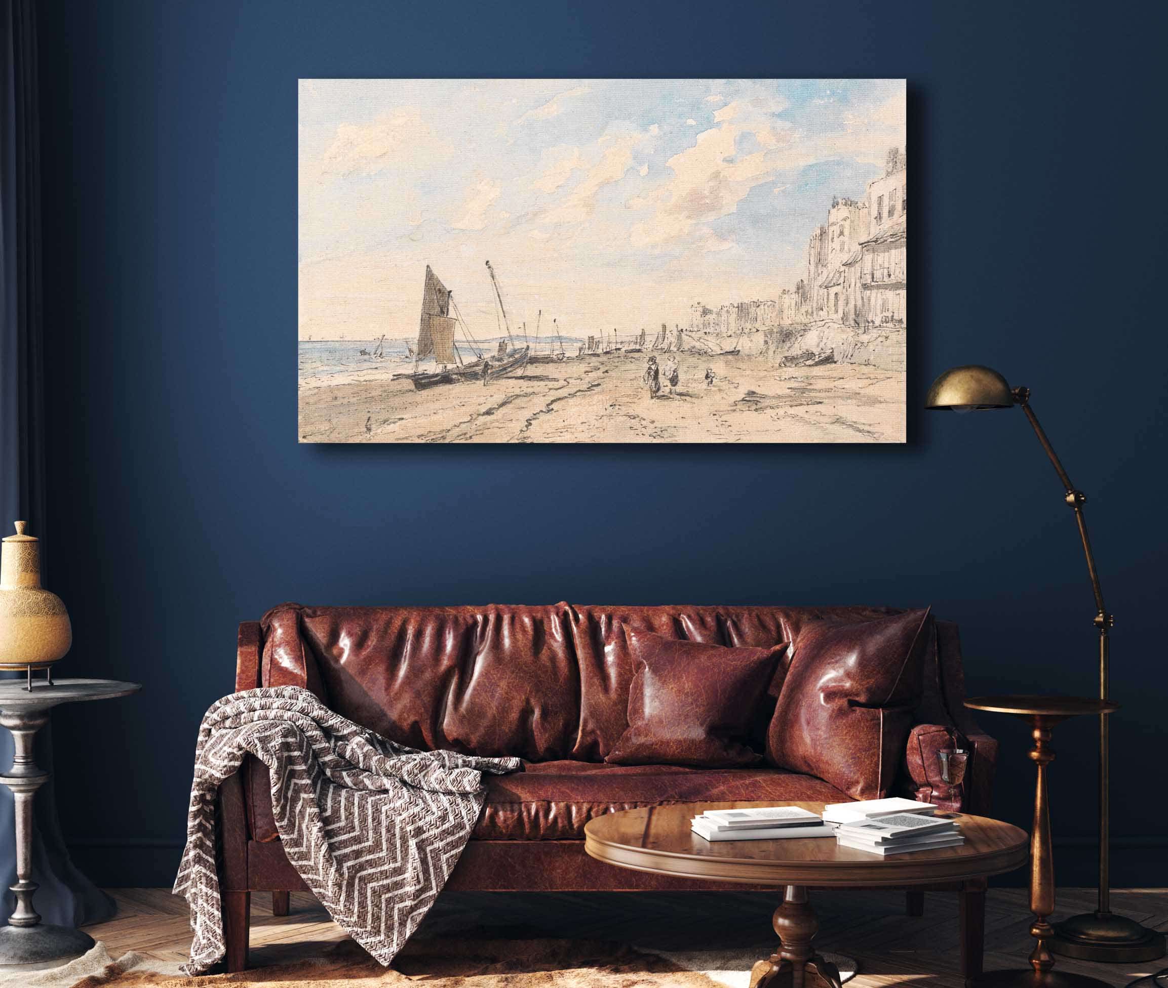 Brighton Beach Looking West by John Constable - Image 4