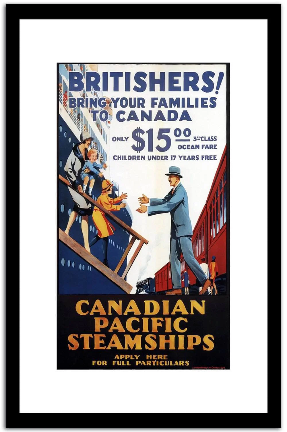 Britishers Vintage Poster