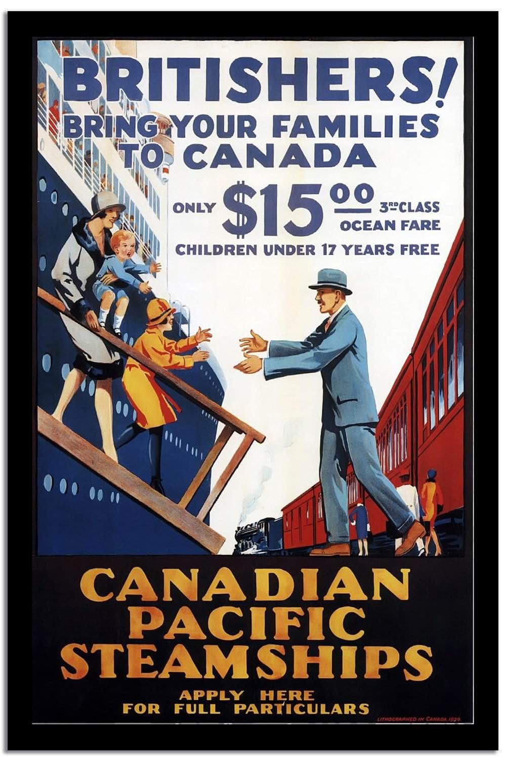 Britishers Vintage Poster - Image 2