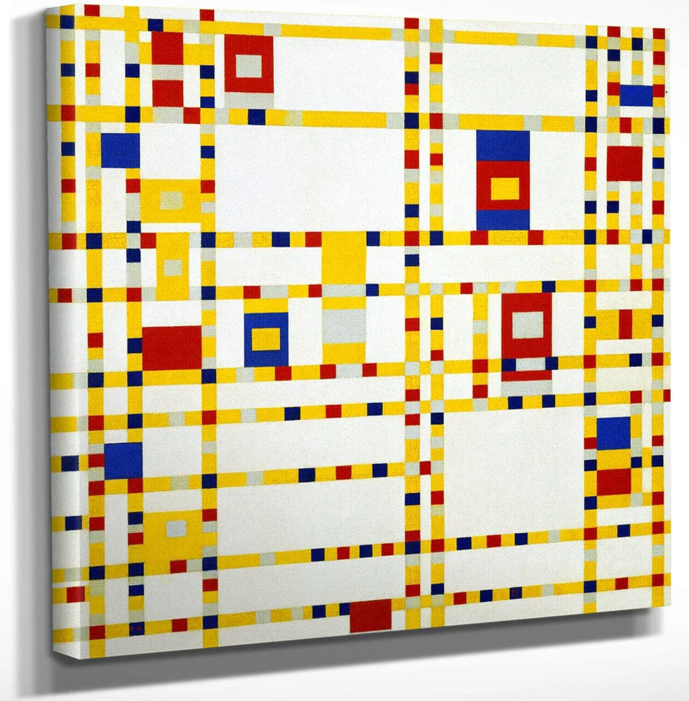 Broadway Boogie Woogie By Piet Mondrian