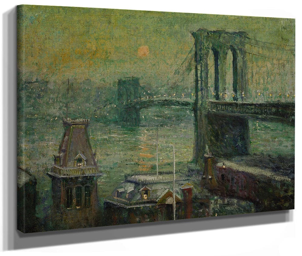 Brooklyn Bridge By Ernest Lawson