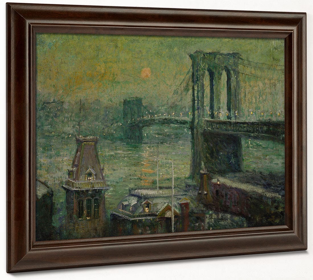 Brooklyn Bridge By Ernest Lawson - Image 6
