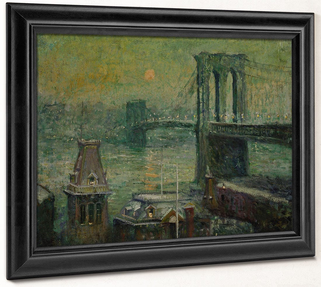 Brooklyn Bridge By Ernest Lawson - Image 8