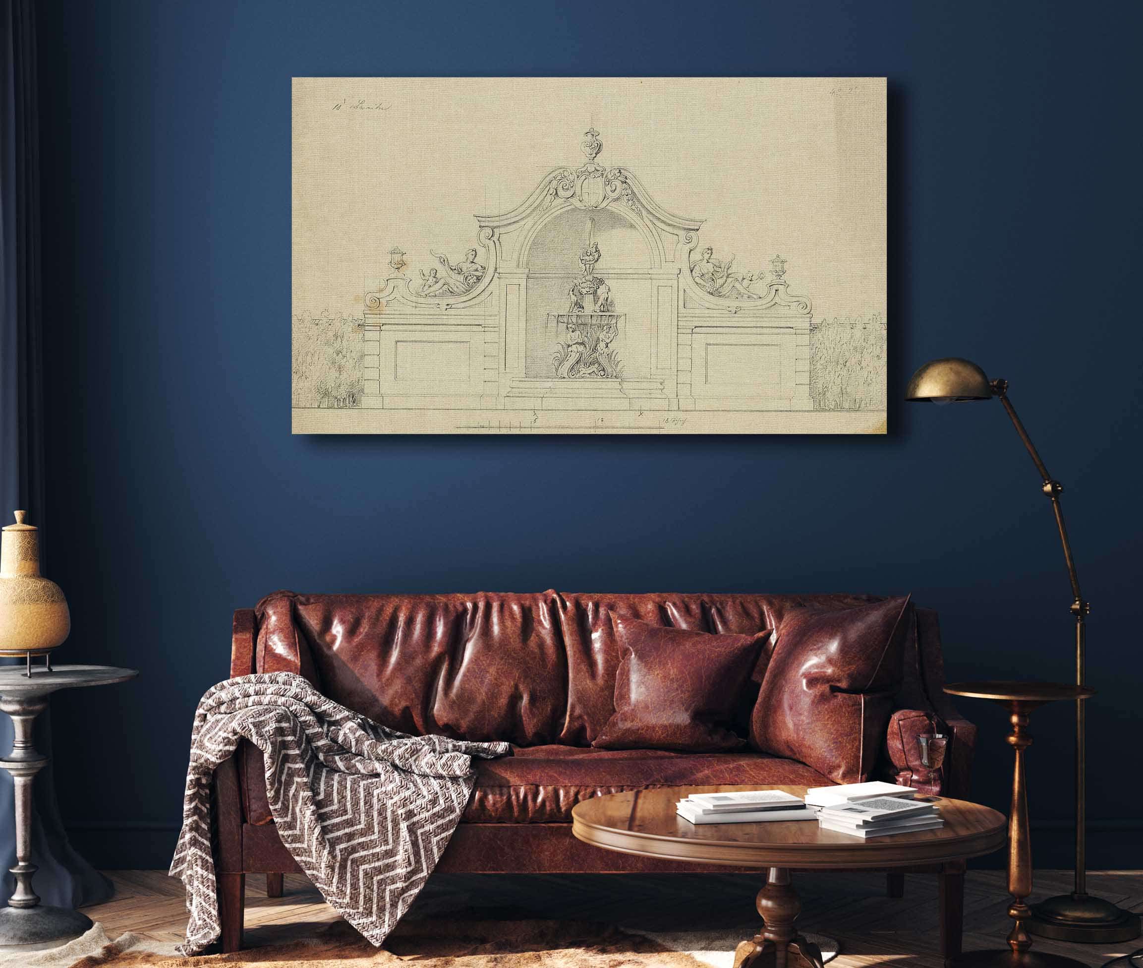 Brunnenanlage Im Pfirsichgarten Des Oberen Belvederes by Johann Peter Krafft - Image 8