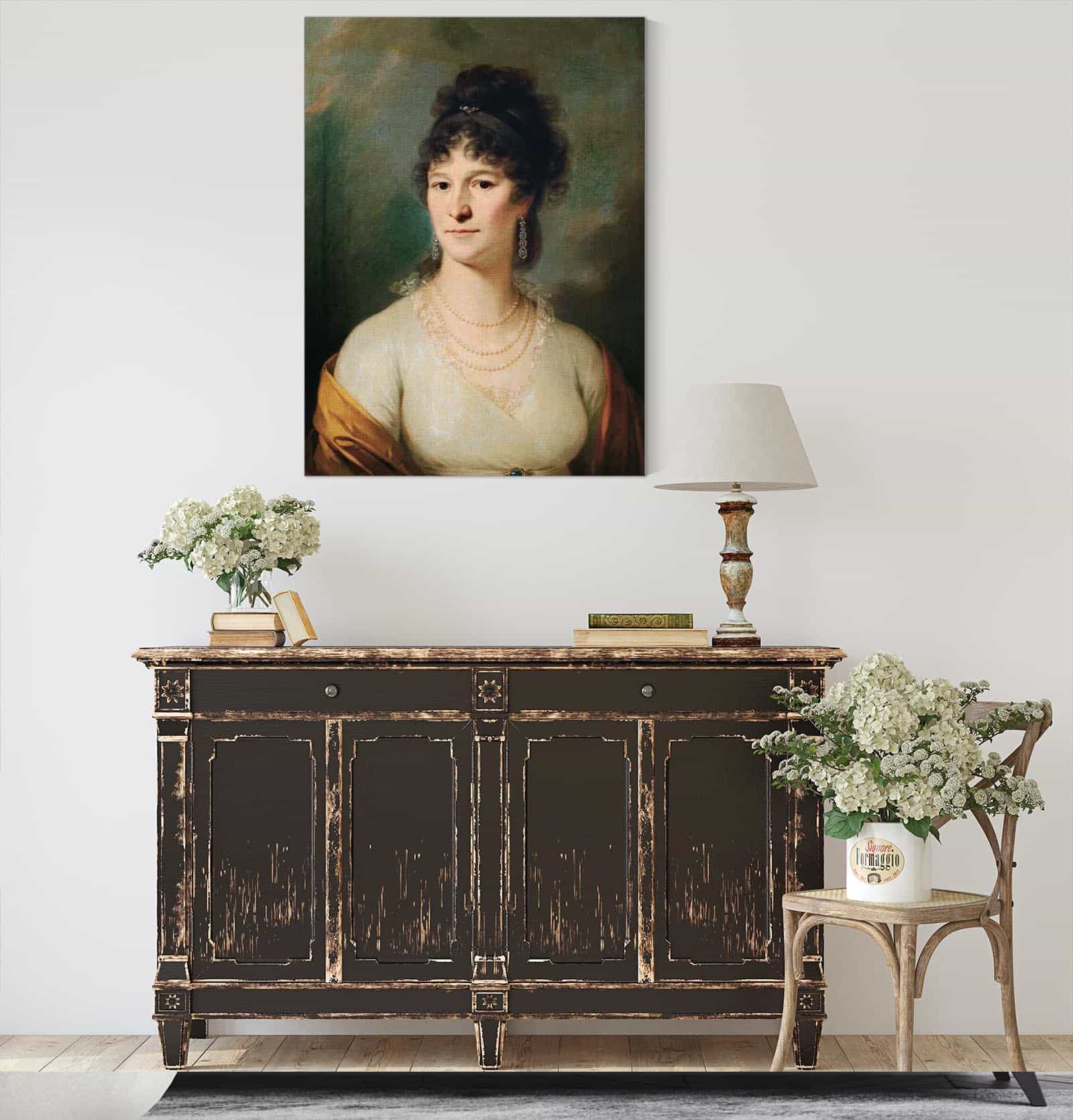 Brustbild Einer Dame by Johann Baptist Von Lampi The Elder - Image 4