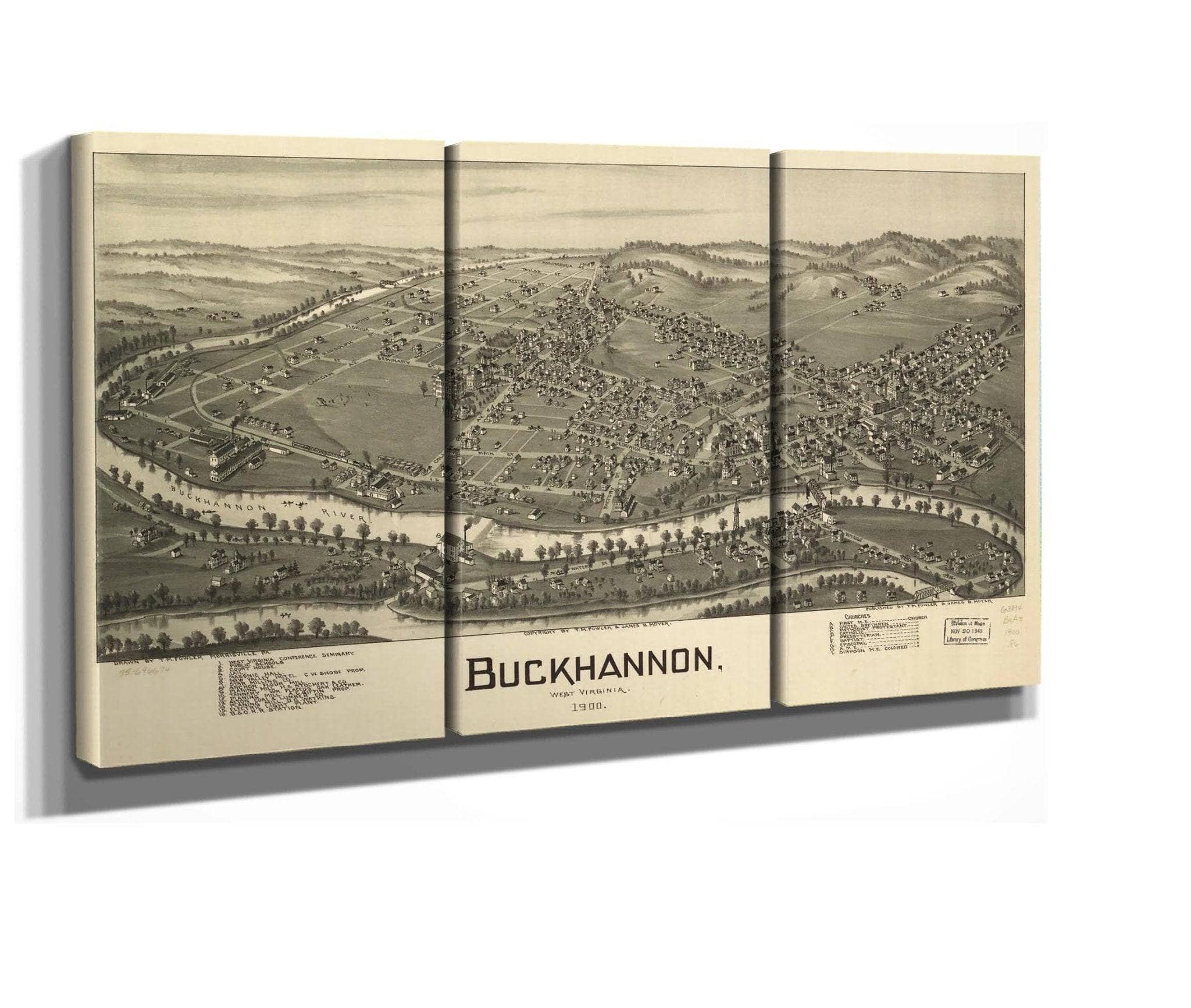 Buckhannon West Virginia 1900  State Of West Virginia - Image 2