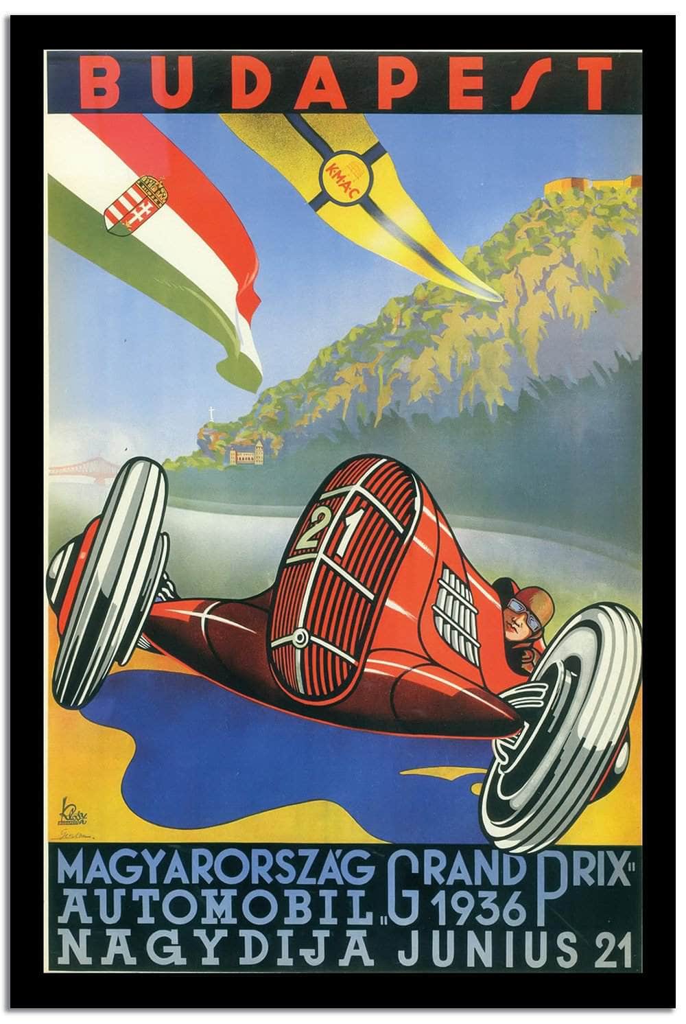 Budapest Vintage Poster - Image 2