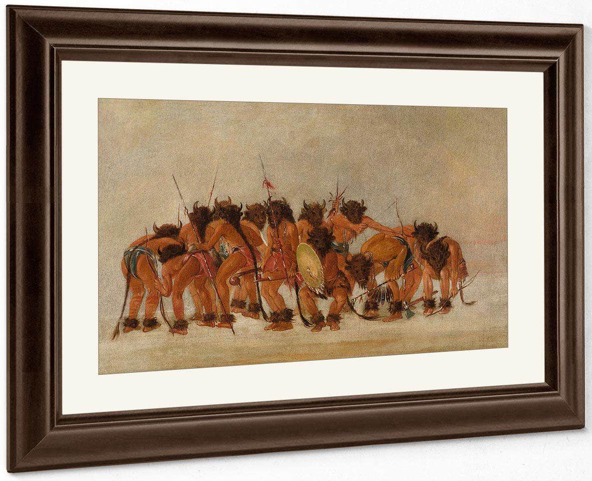 Buffalo Dance, Mandan By George Catlin - Image 3