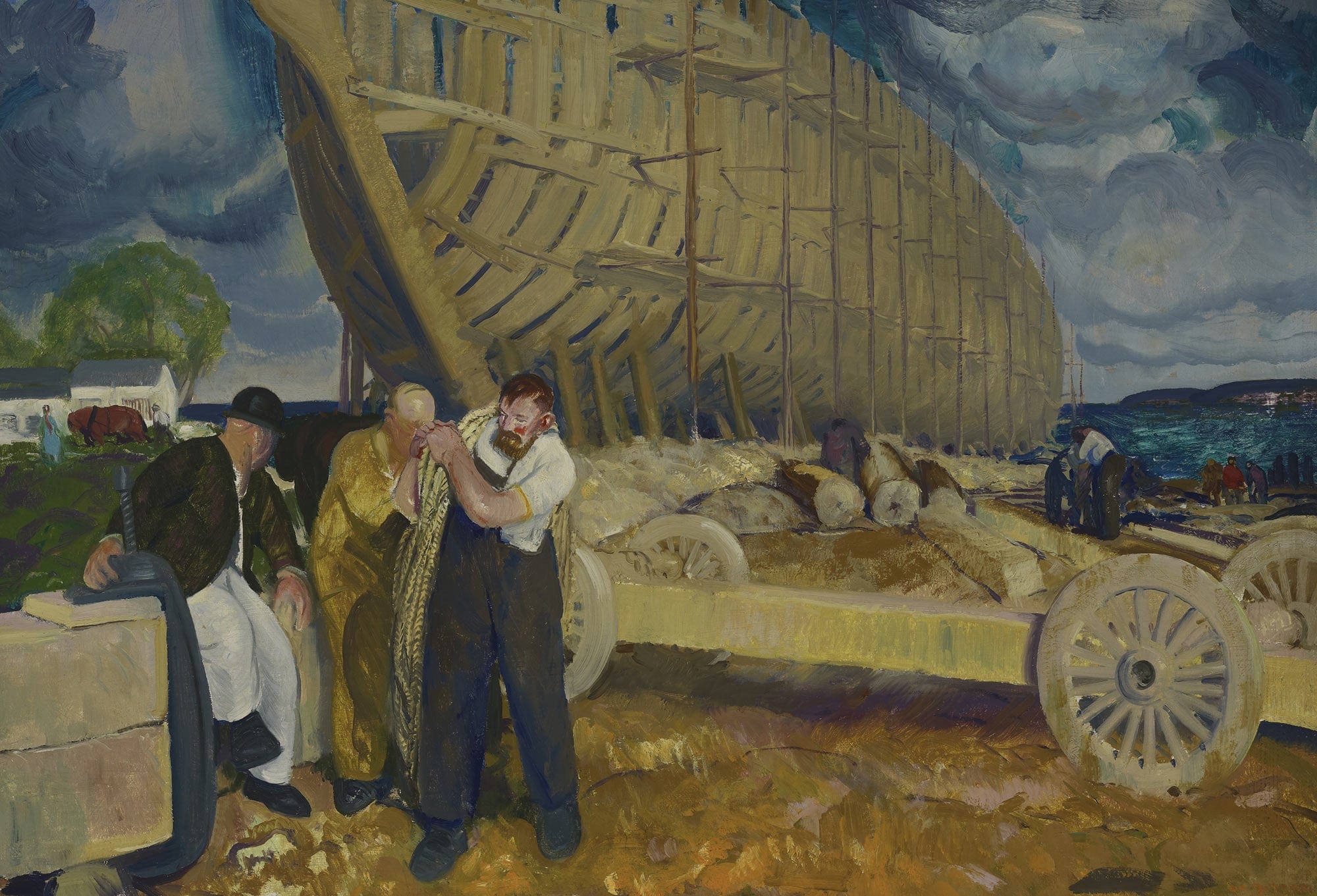 Builders Of Ships by George Wesley Bellows - Image 2