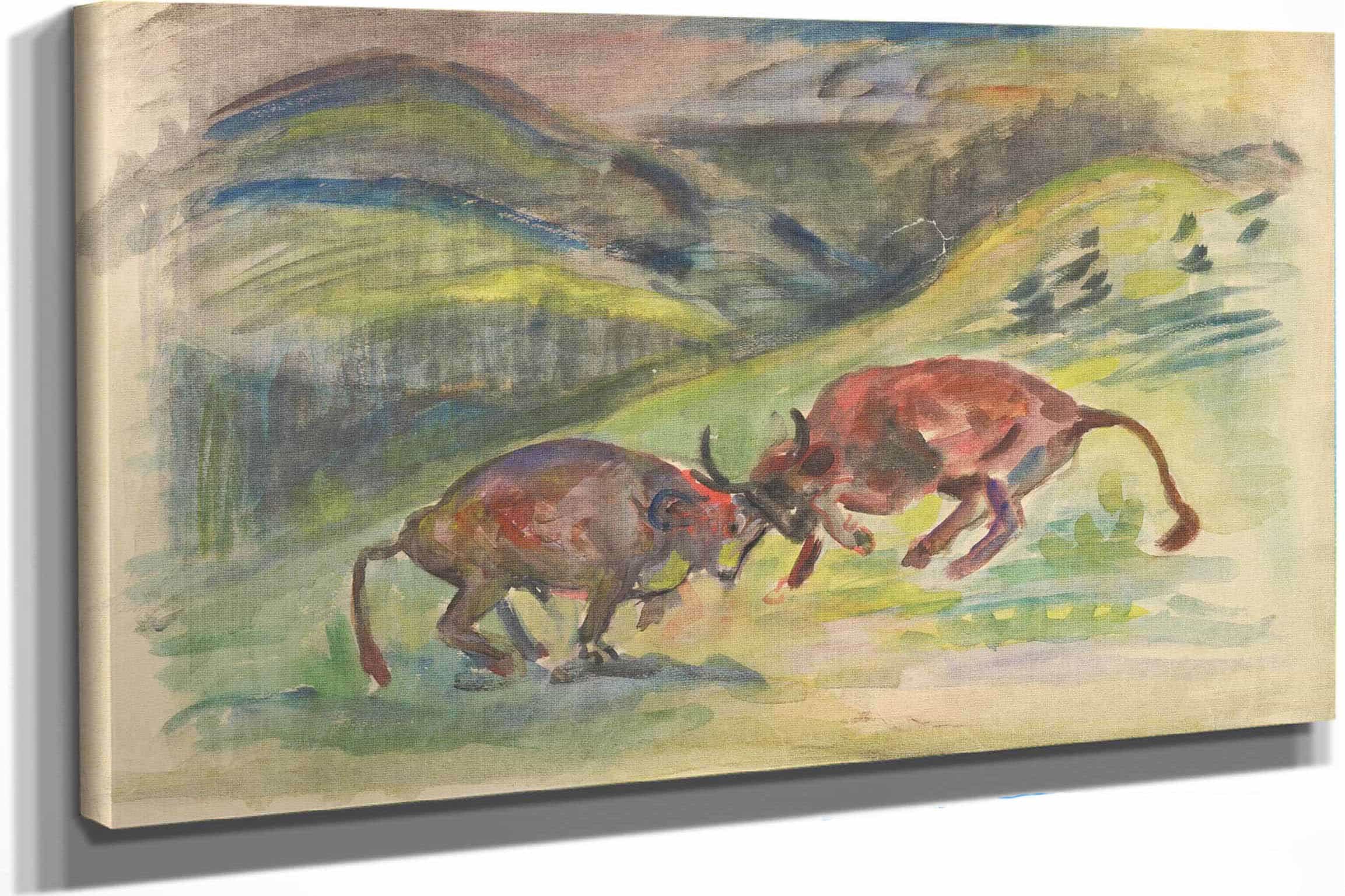 Bull Fight by Arnold Peter Weisz Kubincan