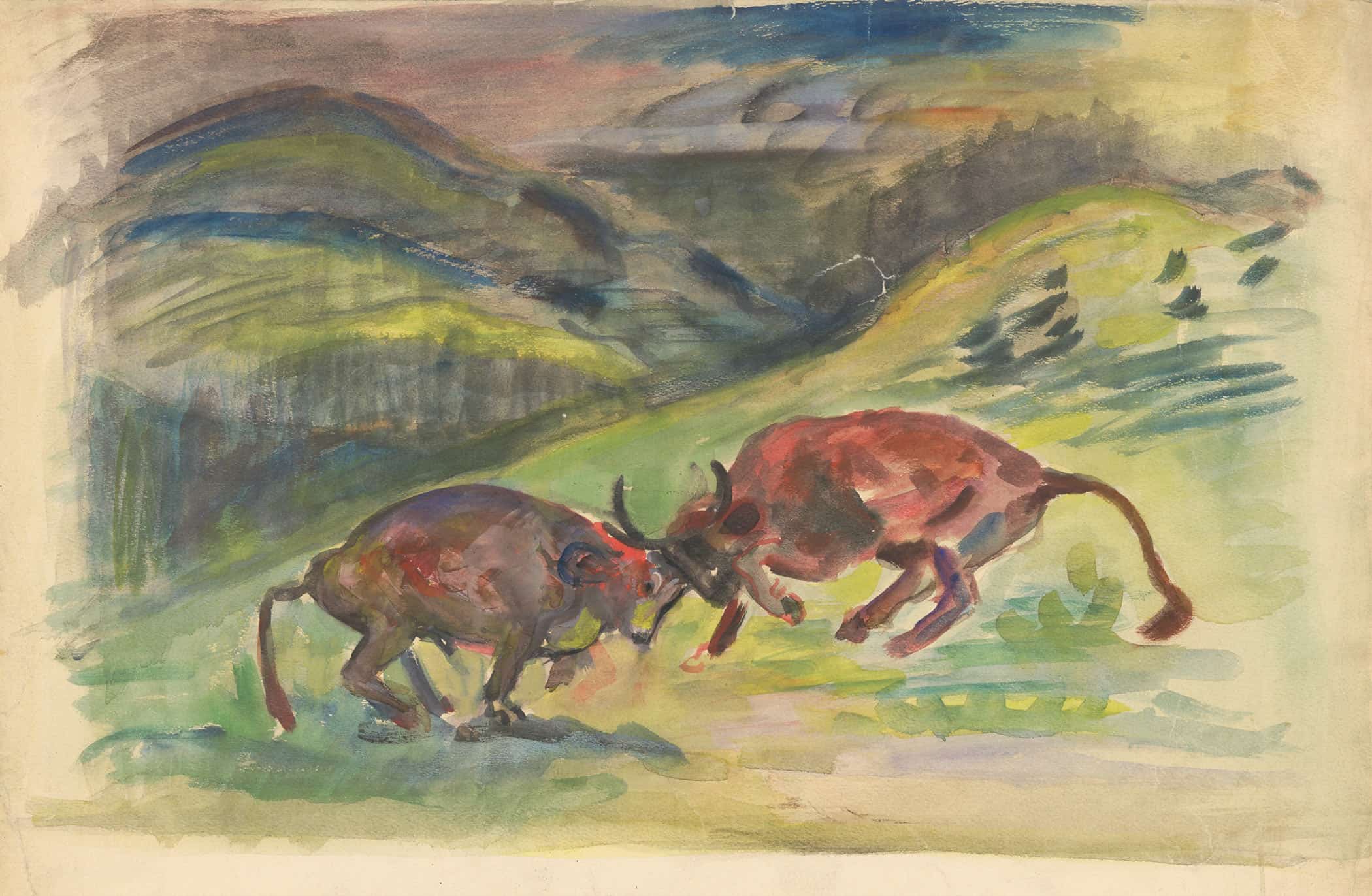 Bull Fight by Arnold Peter Weisz Kubincan - Image 2