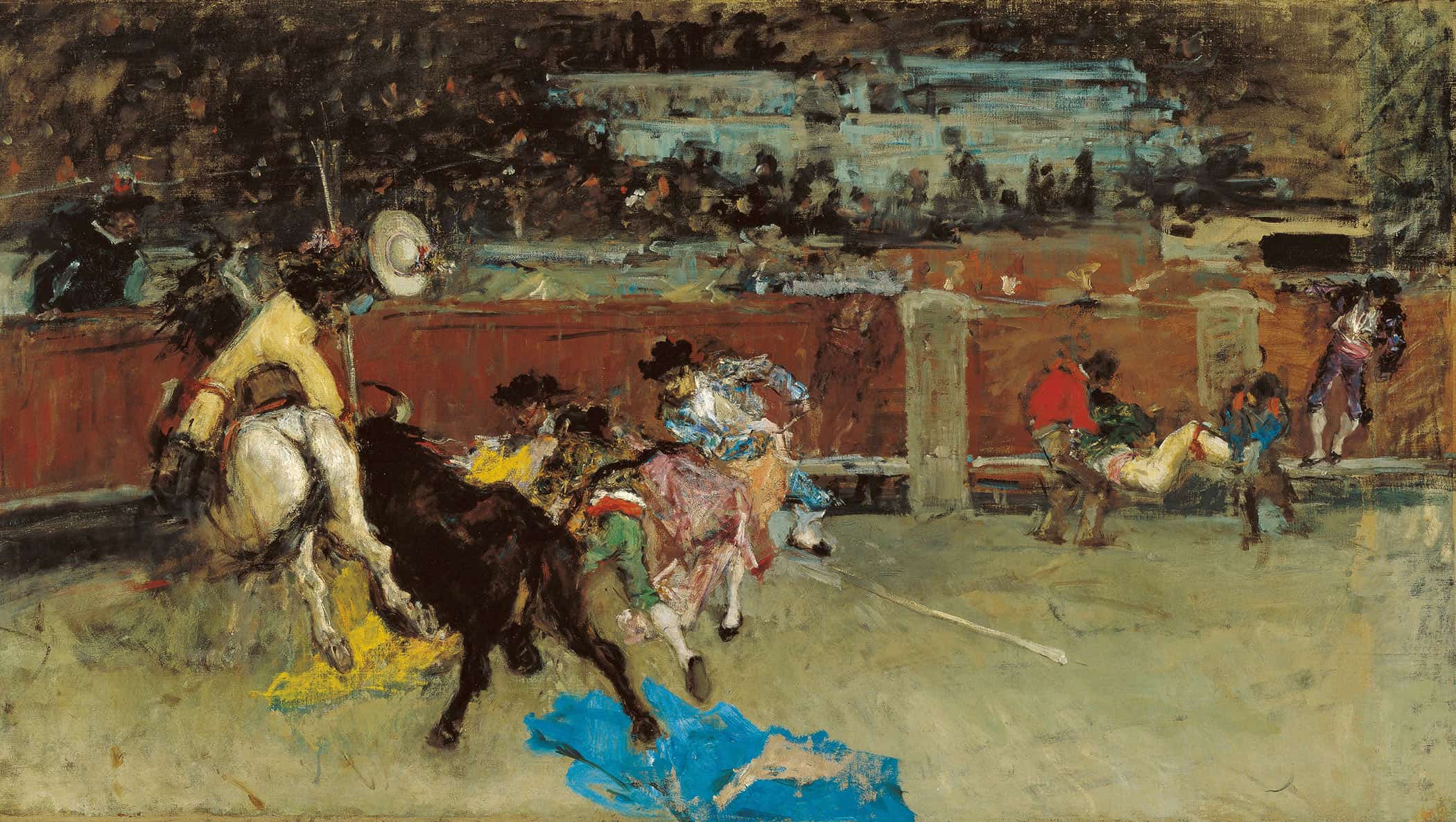Bullfight Wounded Picador by Mariano Fortuny Marsal - Image 2