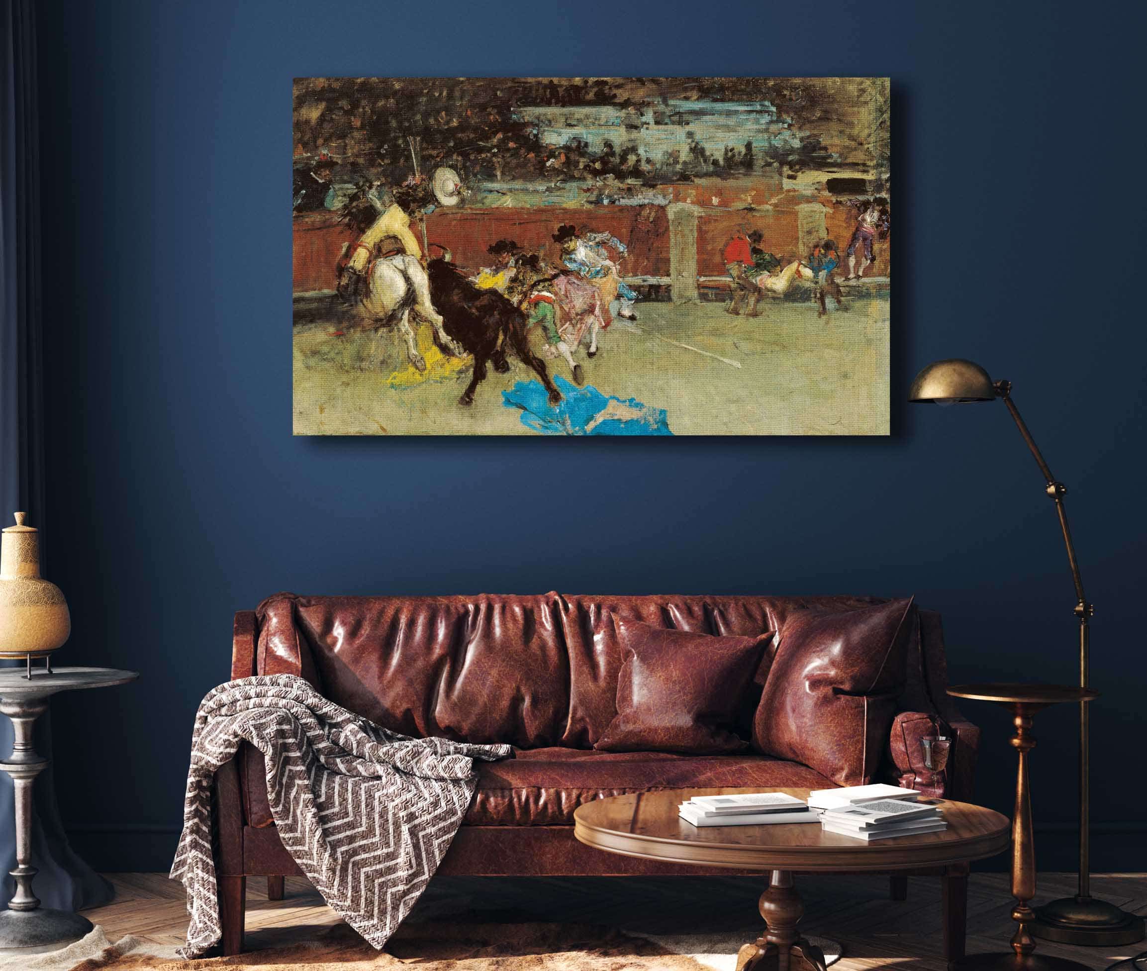 Bullfight Wounded Picador by Mariano Fortuny Marsal - Image 4