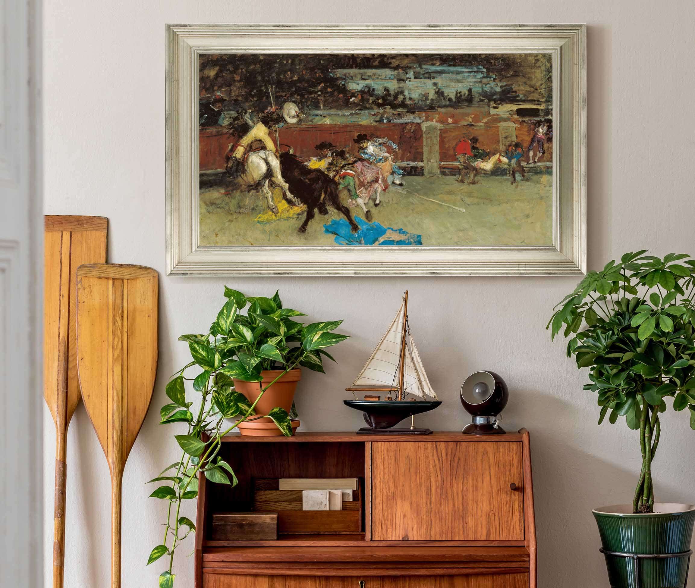 Bullfight Wounded Picador by Mariano Fortuny Marsal - Image 6