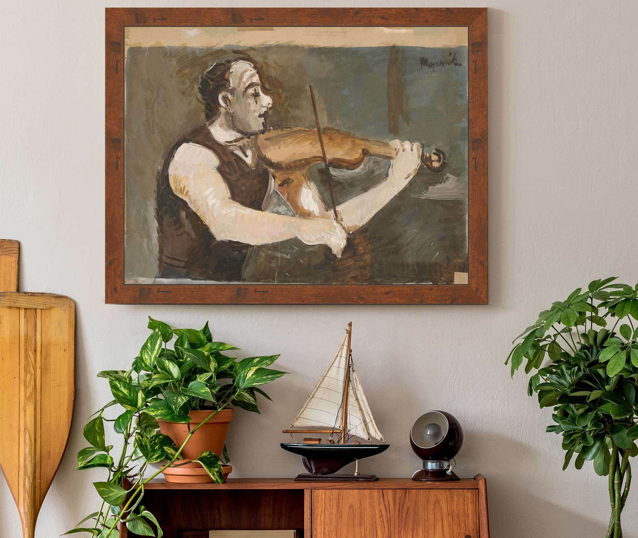 Bullock Gypsy Fiddler On The Back by Cyprian Majernik - Image 3