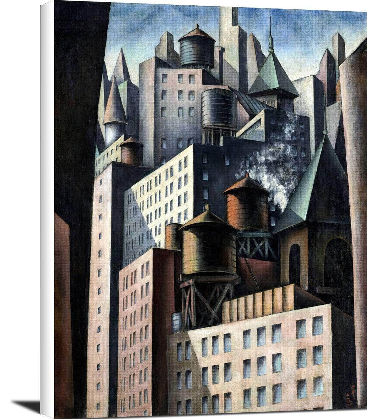 Bumpei Usui, 14th Street Painting Joseph. Canvas Art