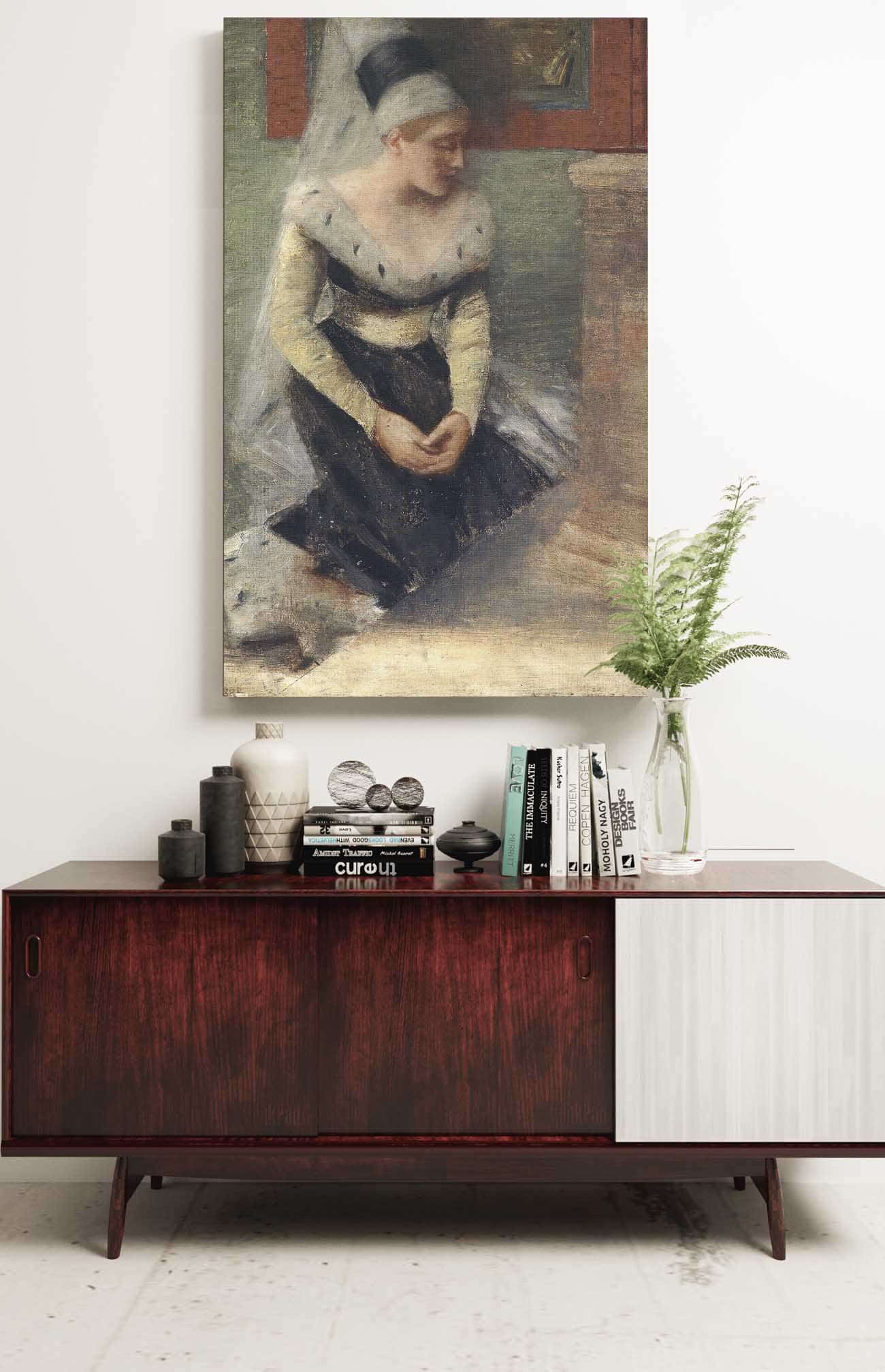 Burgfraulein by Albert Von Keller - Image 2