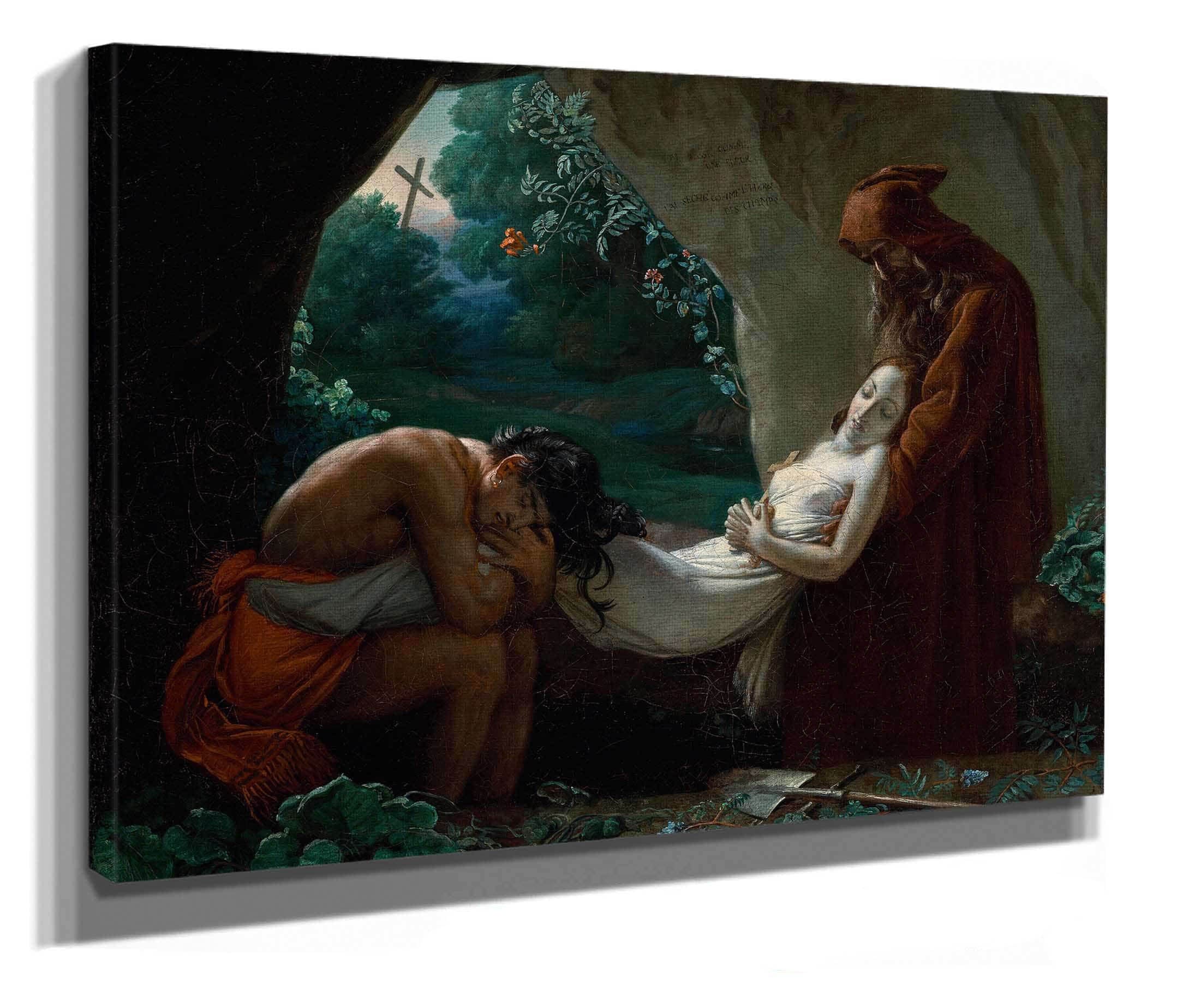 Burial Of Atala After by Anne Louis Girodet Trioson - Image 2