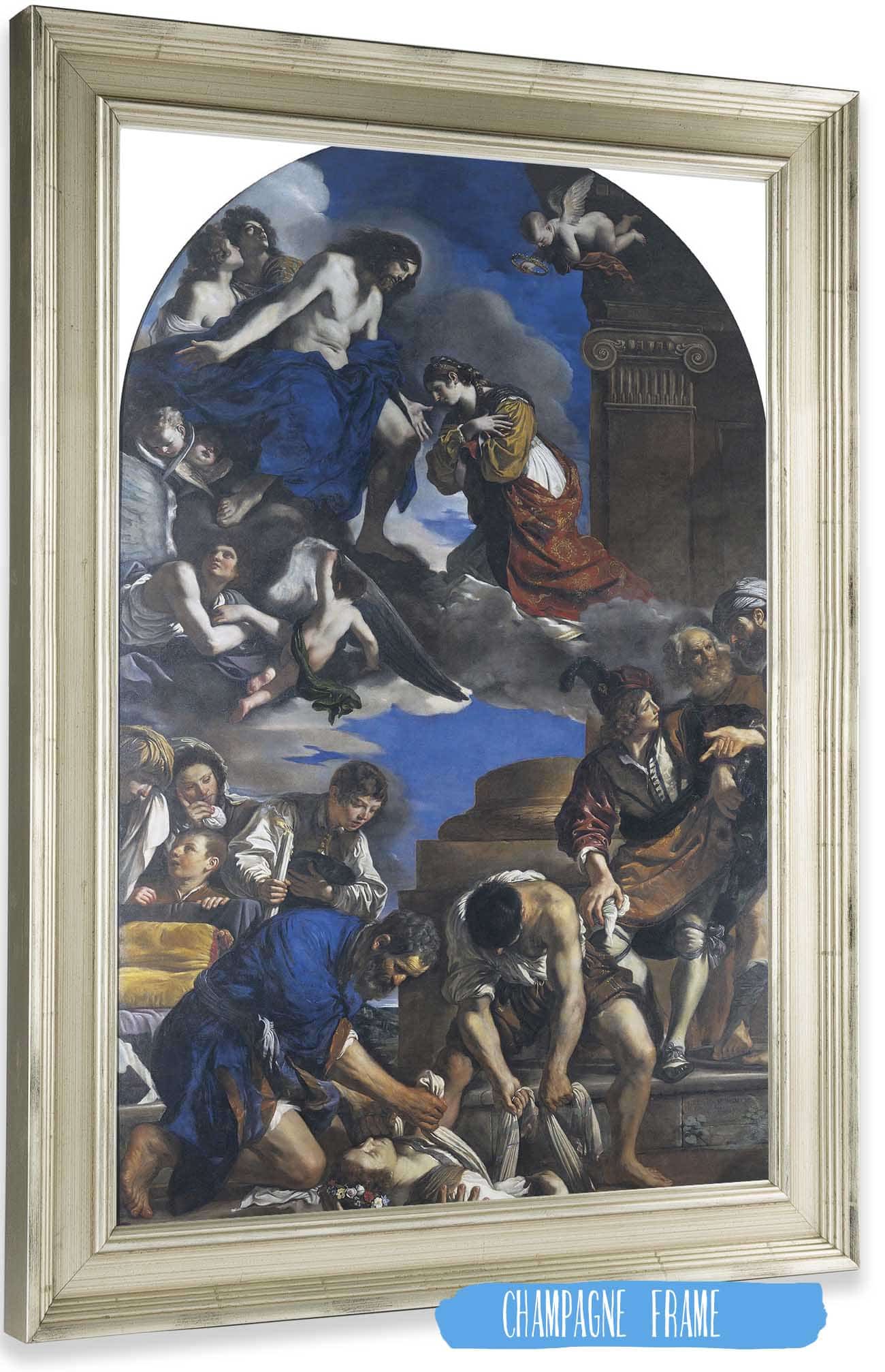 Burial Of Saint Petronilla by Guercino