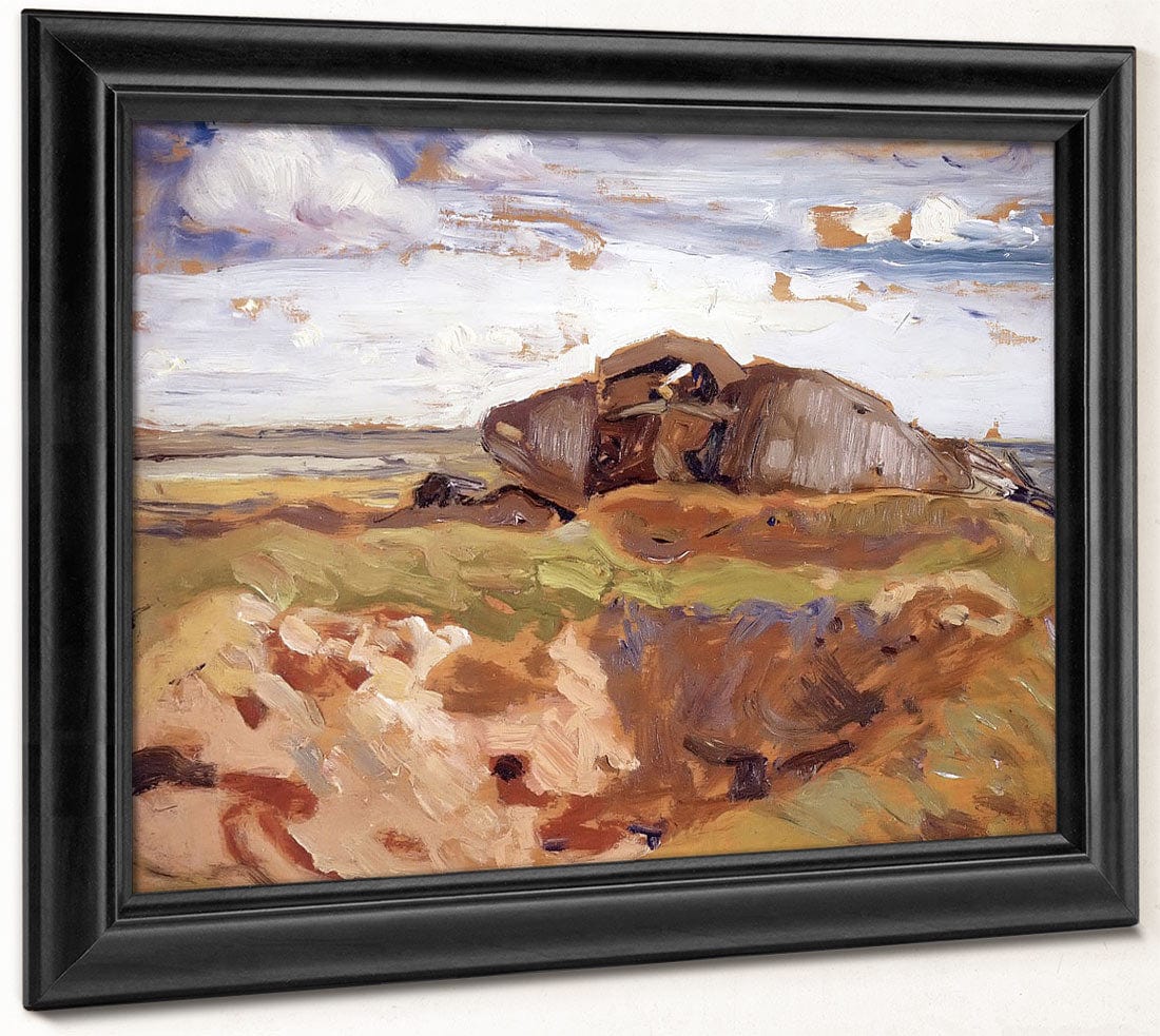 Burnt Out Tank By Fh Varley - Image 8