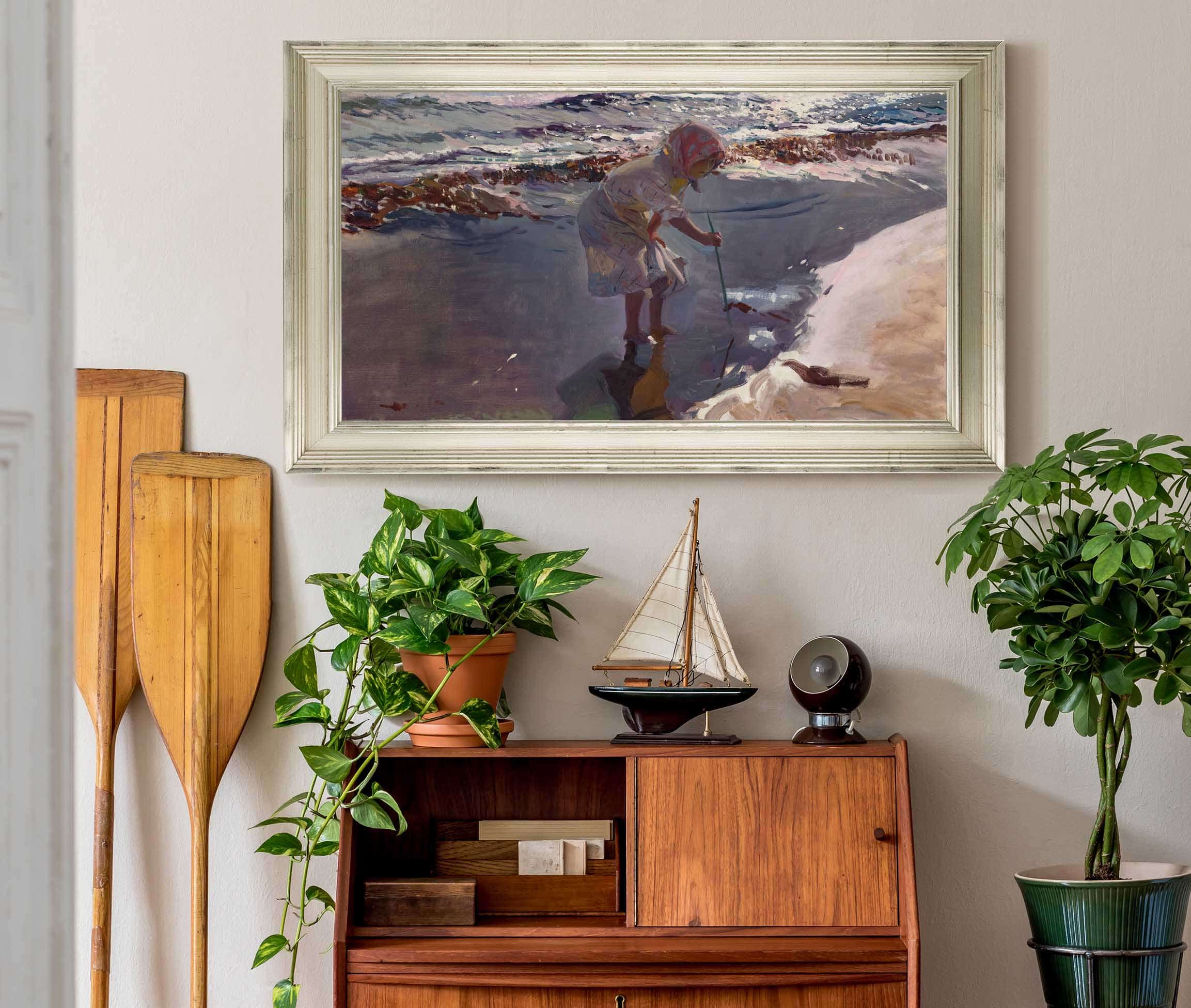 Buscando Mariscos Playa De Valencia by Joaquin Sorolla - Image 6