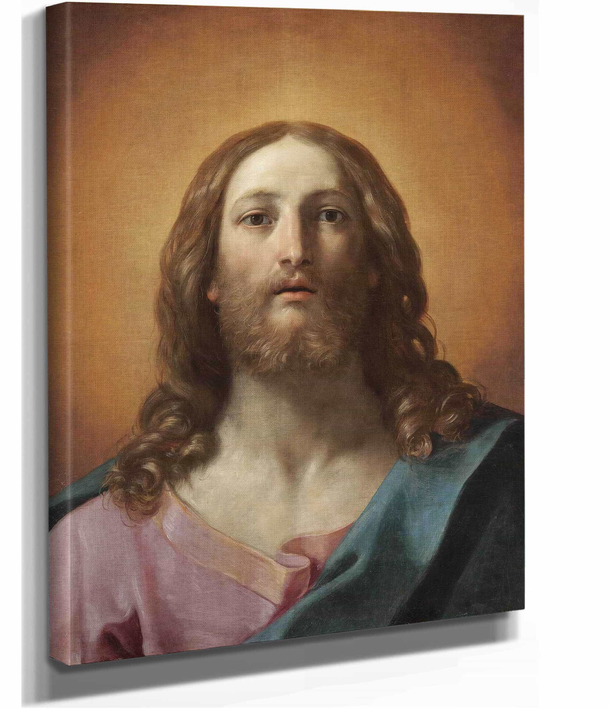 Bust Of Christ Salvator Mundi by Guido Reni - Image 2