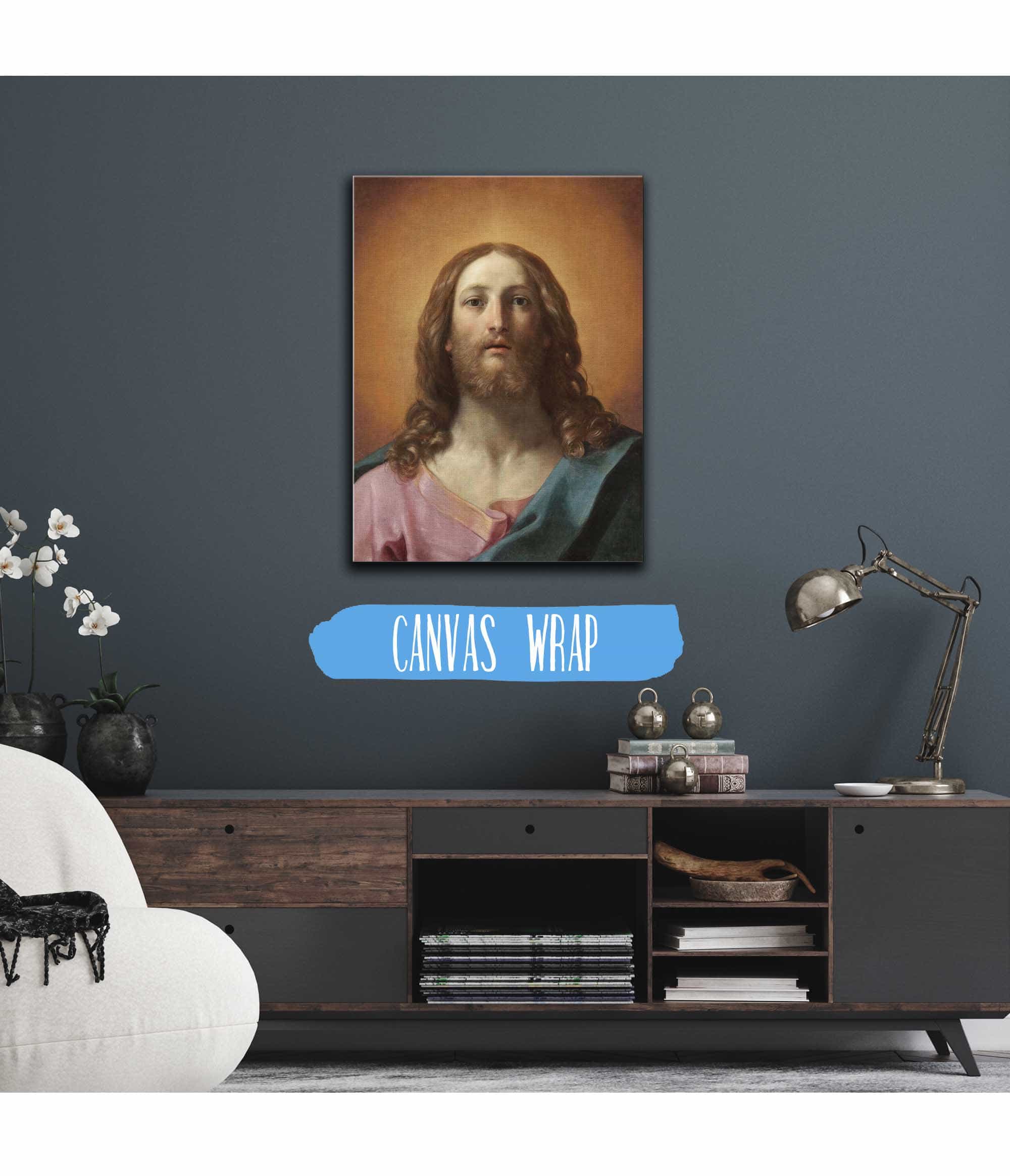 Bust Of Christ Salvator Mundi by Guido Reni - Image 3