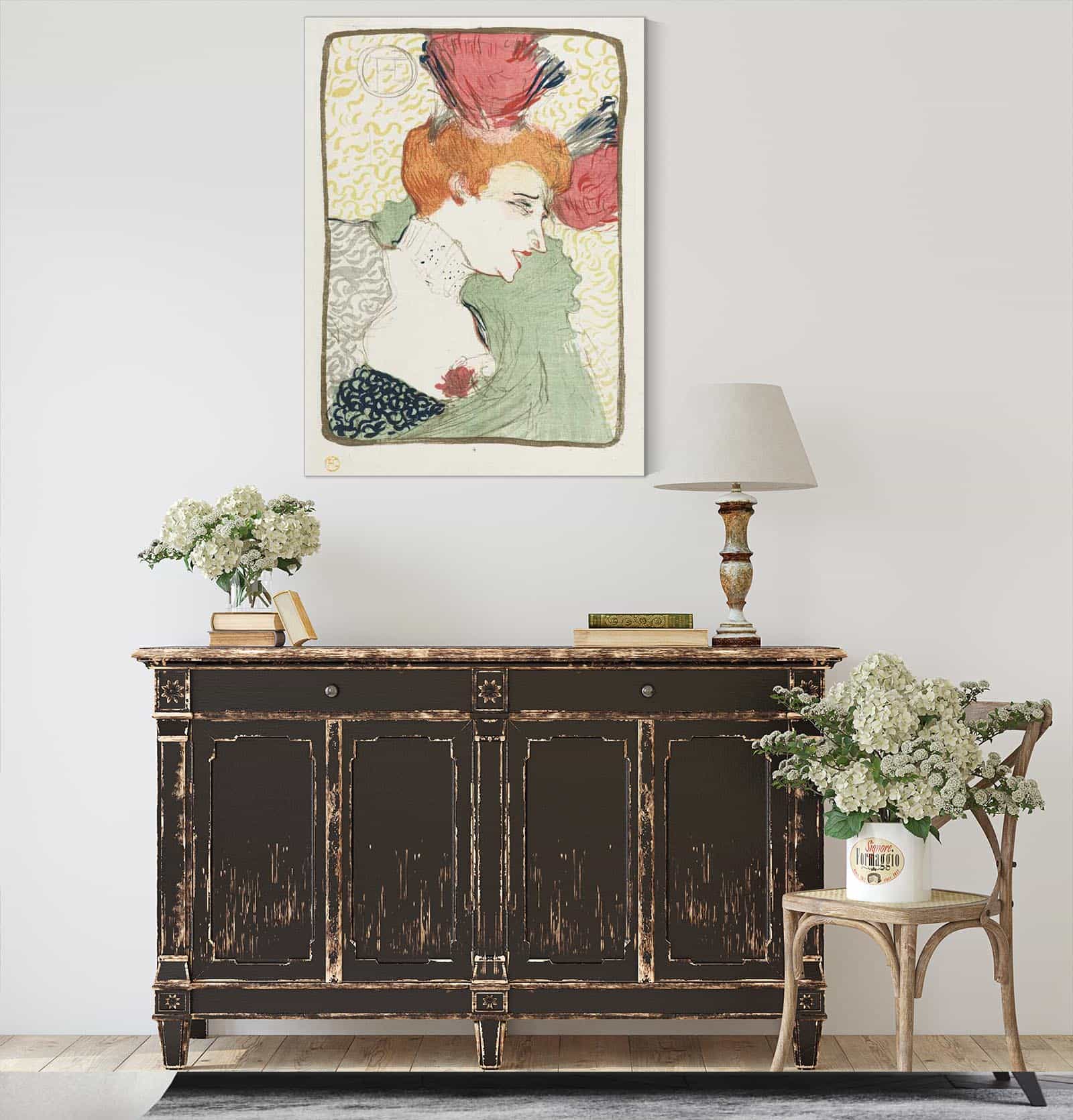 Bust Of Mademoiselle Lender by Henri De Toulouse Lautrec - Image 4