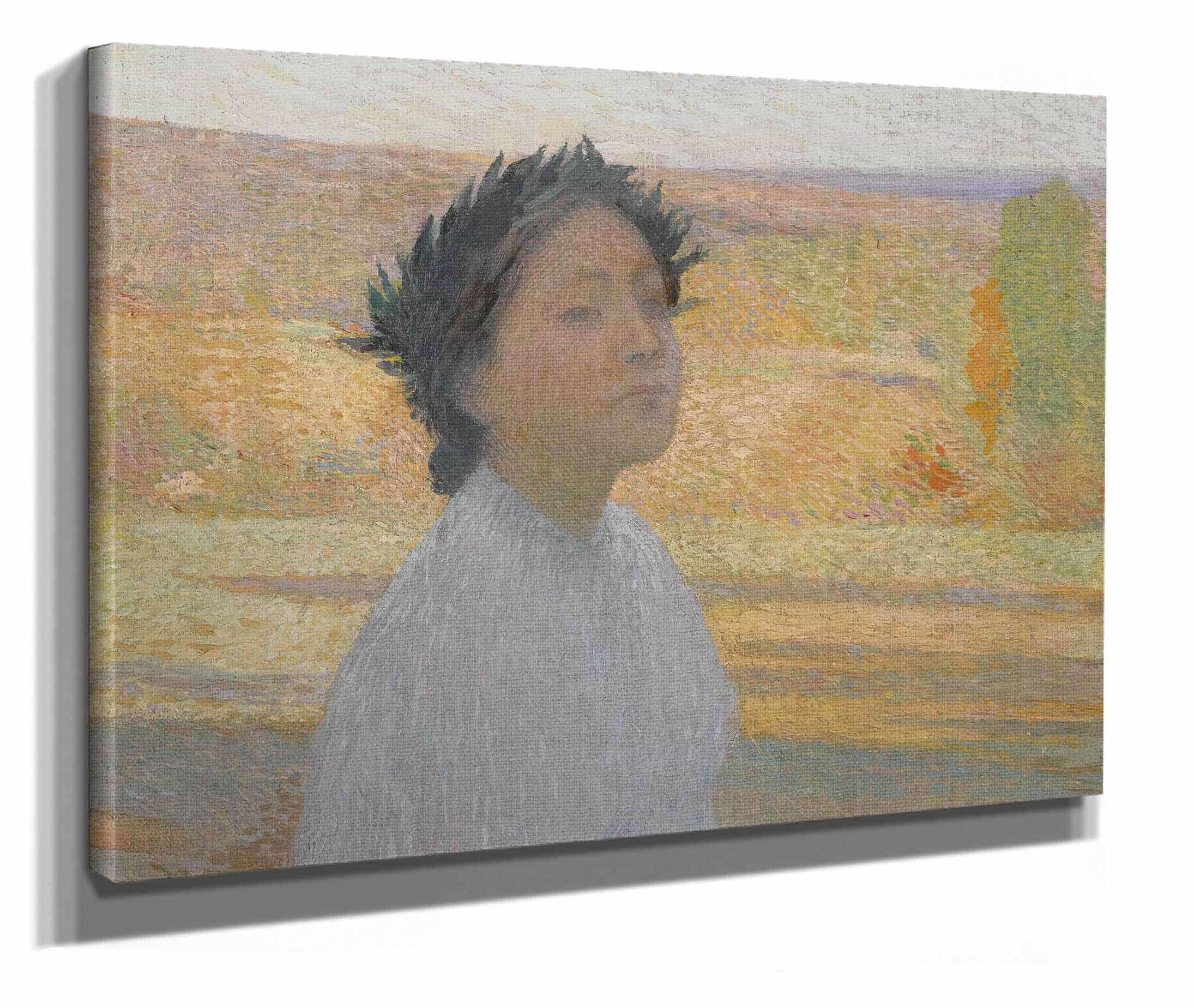 Buste De Jeune Fille Avec Un Couronne De Laurier by Henri Martin - Image 2
