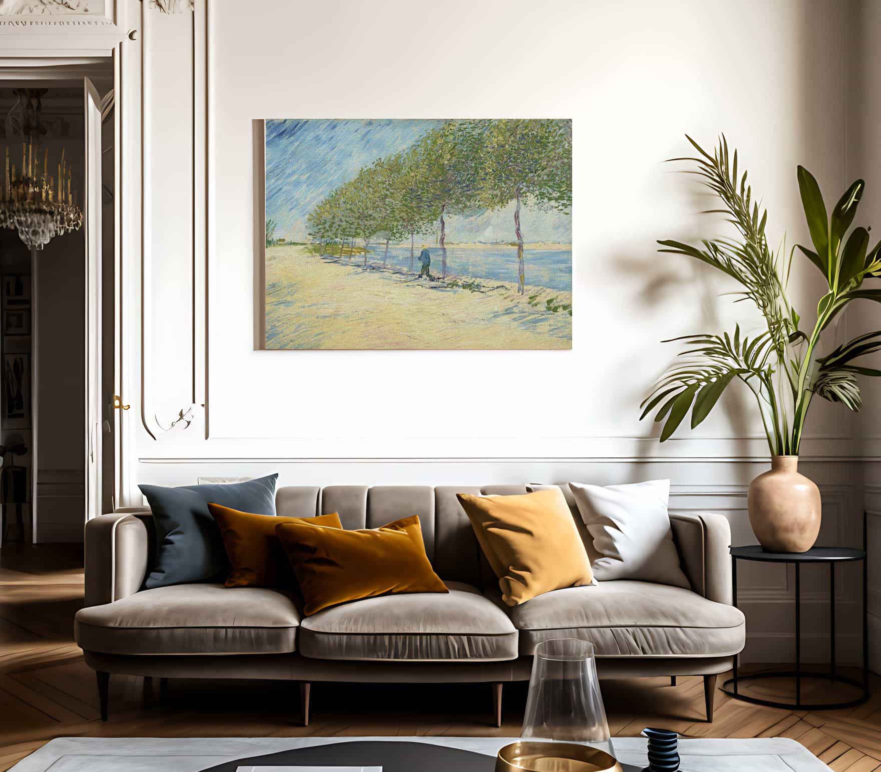 By The Seine By Vincent Van Gogh - Image 3