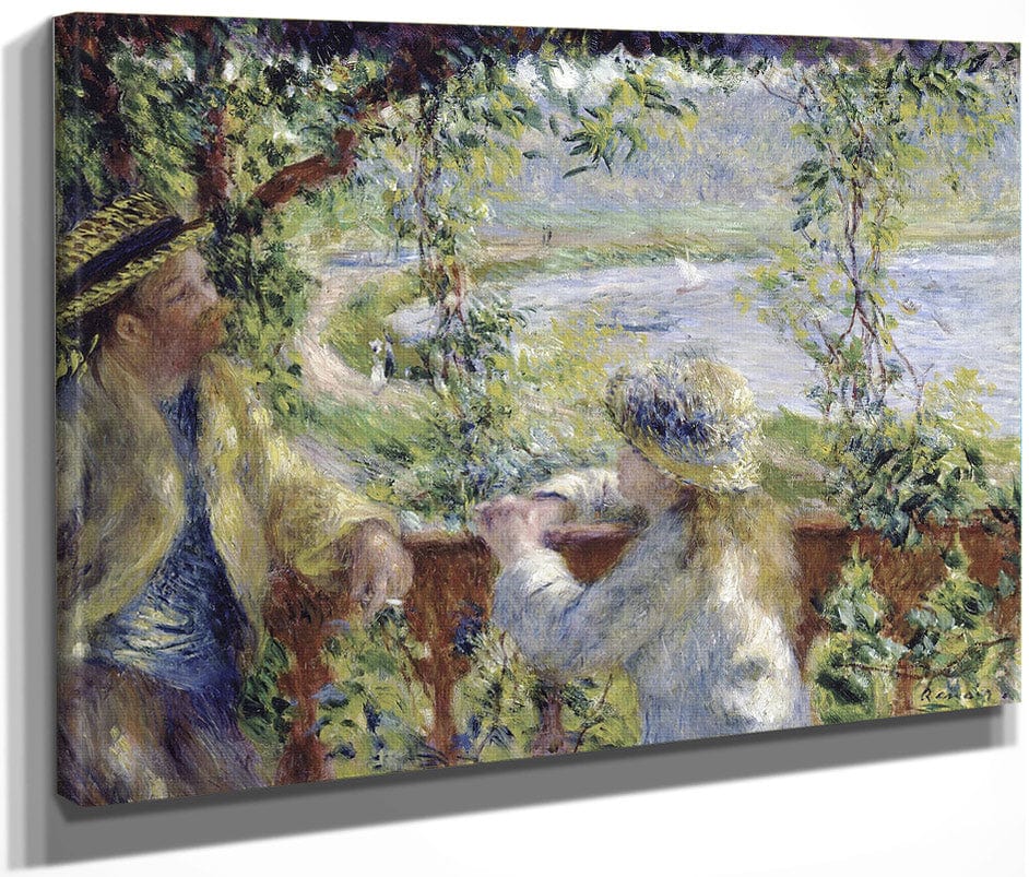 By The Water By Pierre Auguste Renoir