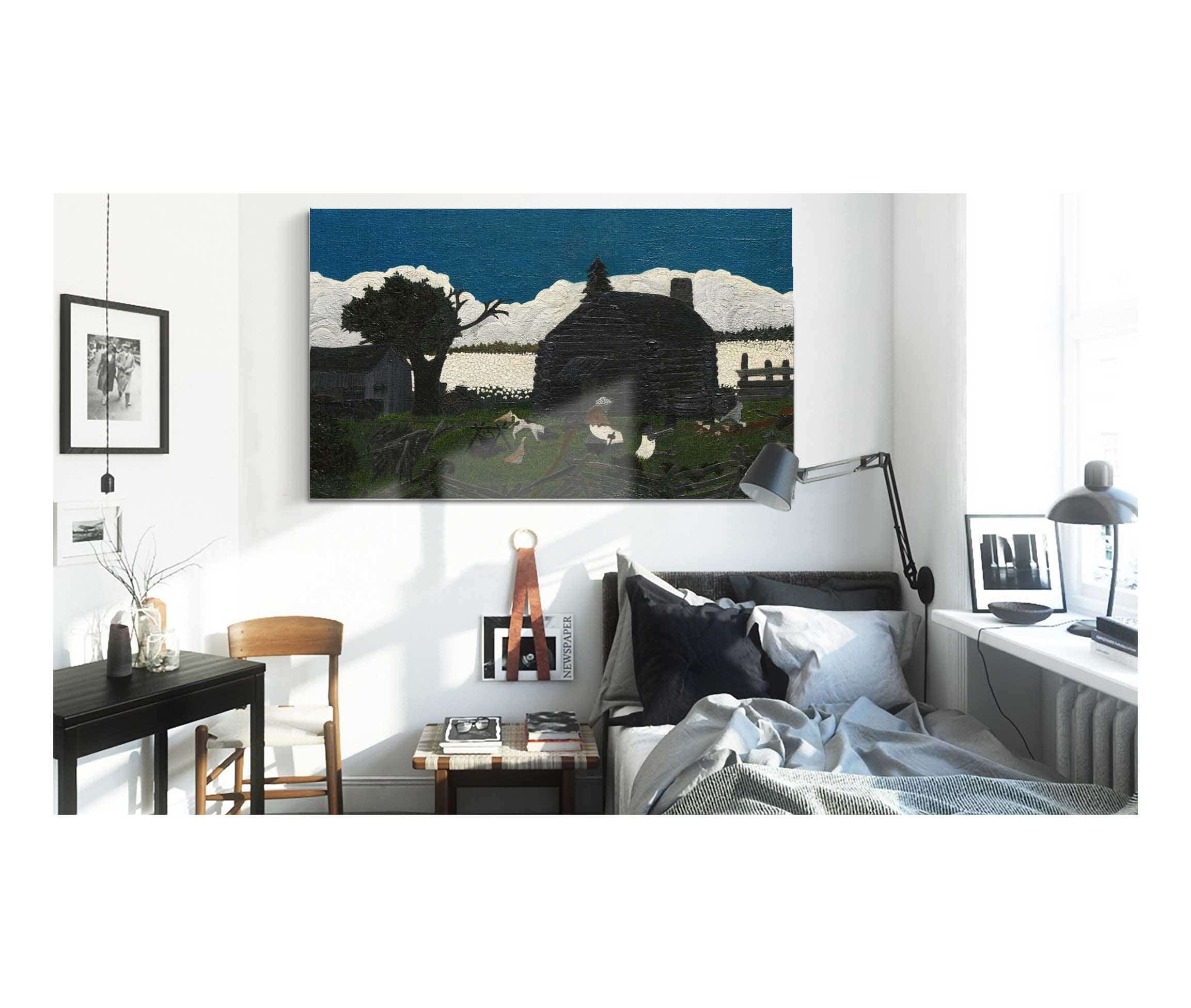 Cabin In The Cotton   by Horace Pippin - Image 3