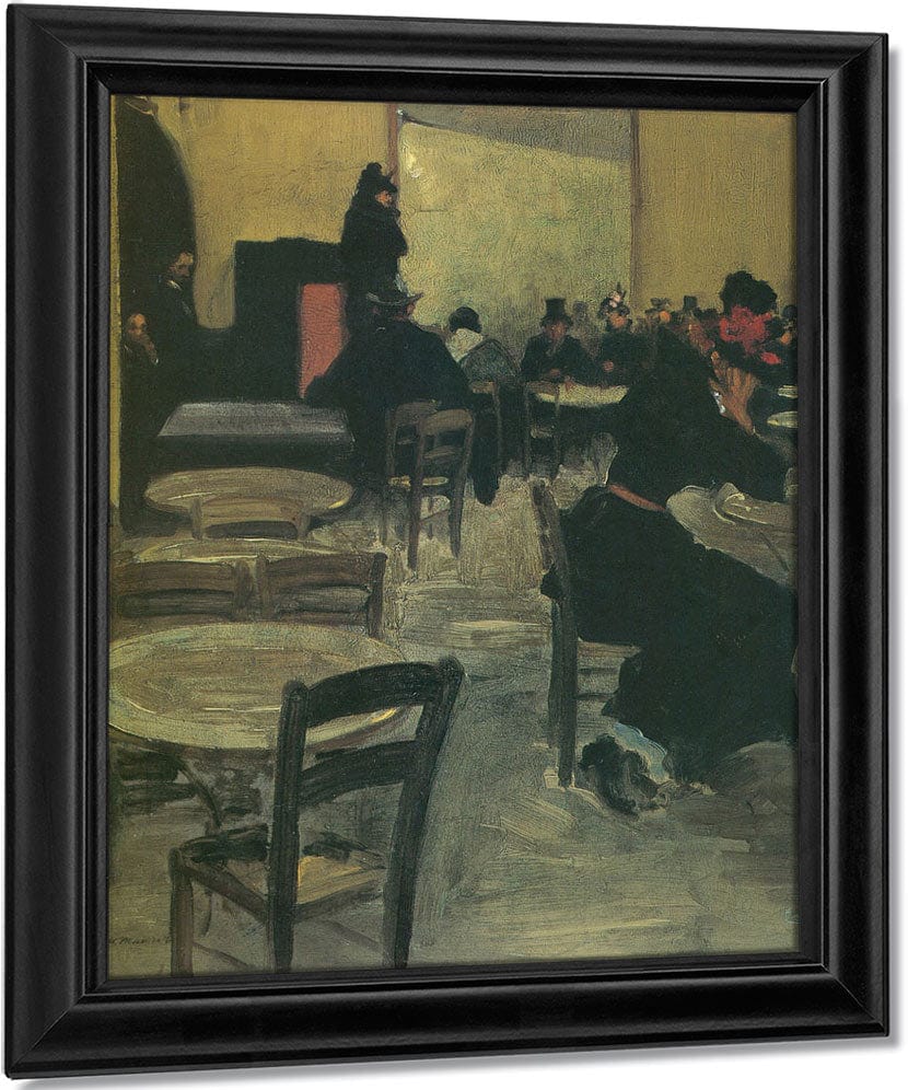 Cafe In Paris 1901 By Alfred Maurer - Image 7