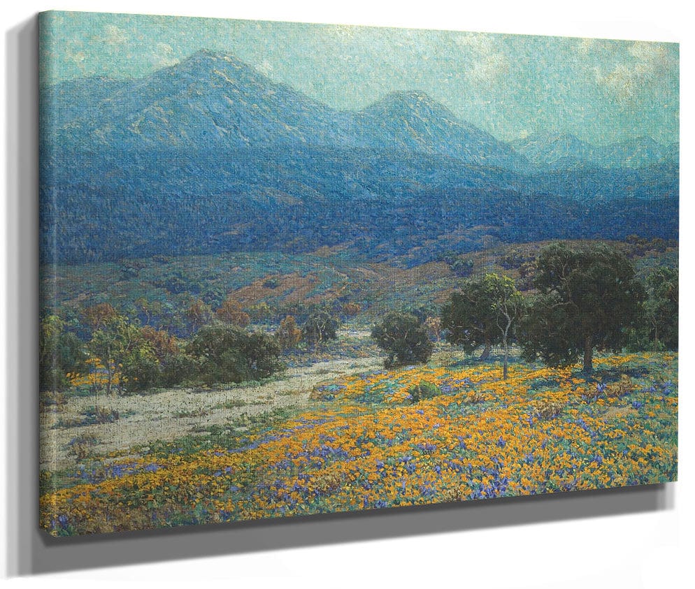 California Poppy Field By Granville Seymour Redmond
