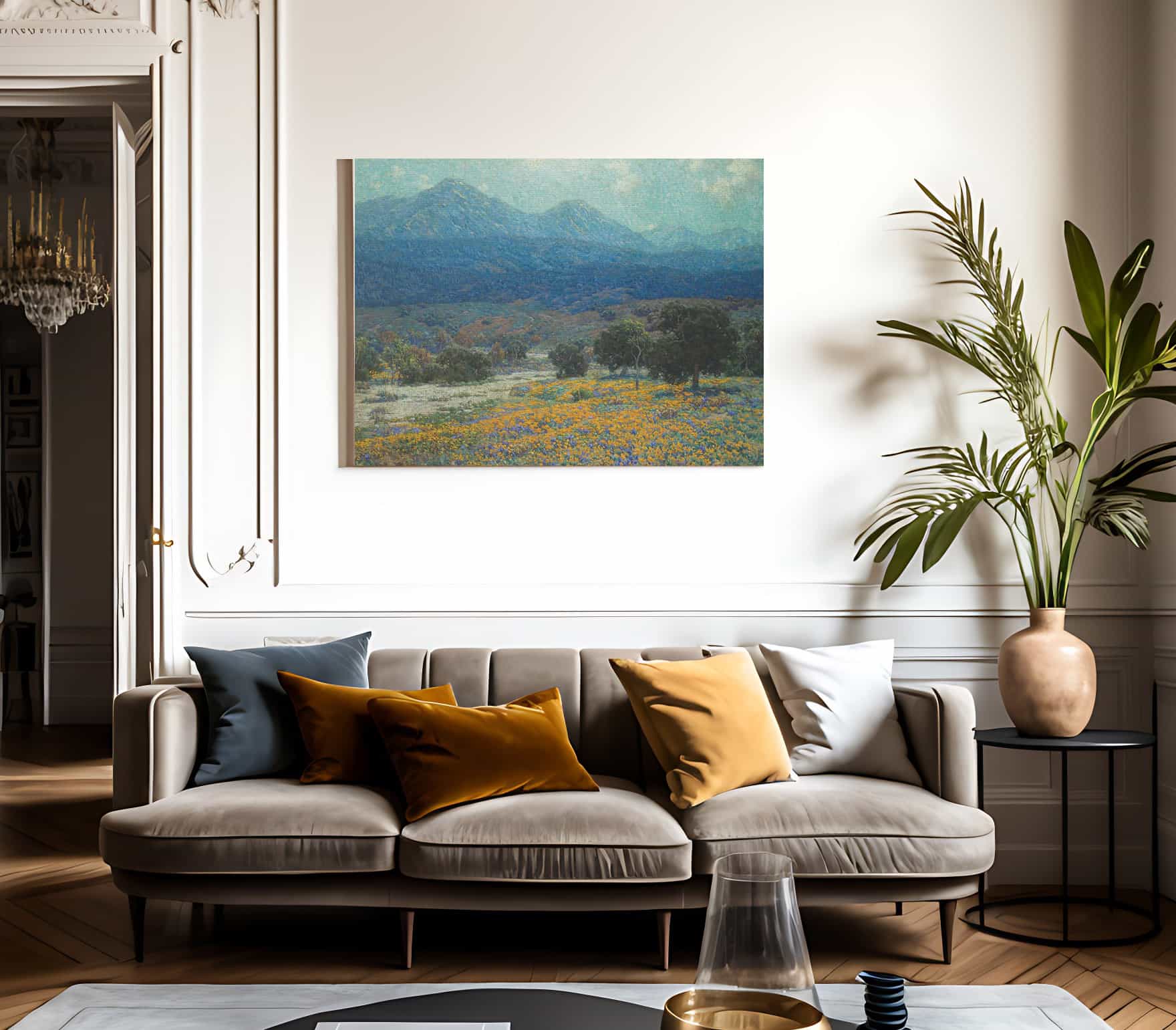 California Poppy Field By Granville Seymour Redmond - Image 3