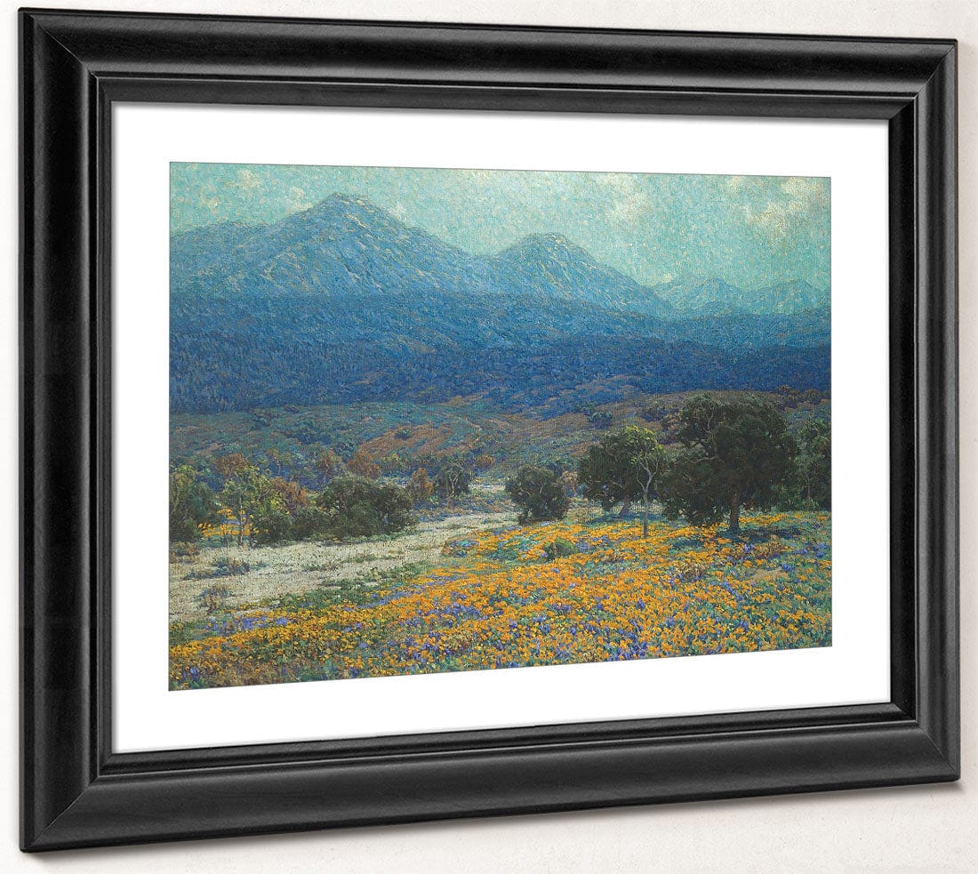 California Poppy Field By Granville Seymour Redmond - Image 4