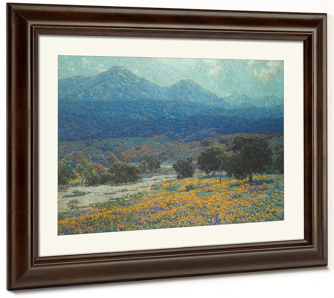 California Poppy Field By Granville Seymour Redmond - Image 5