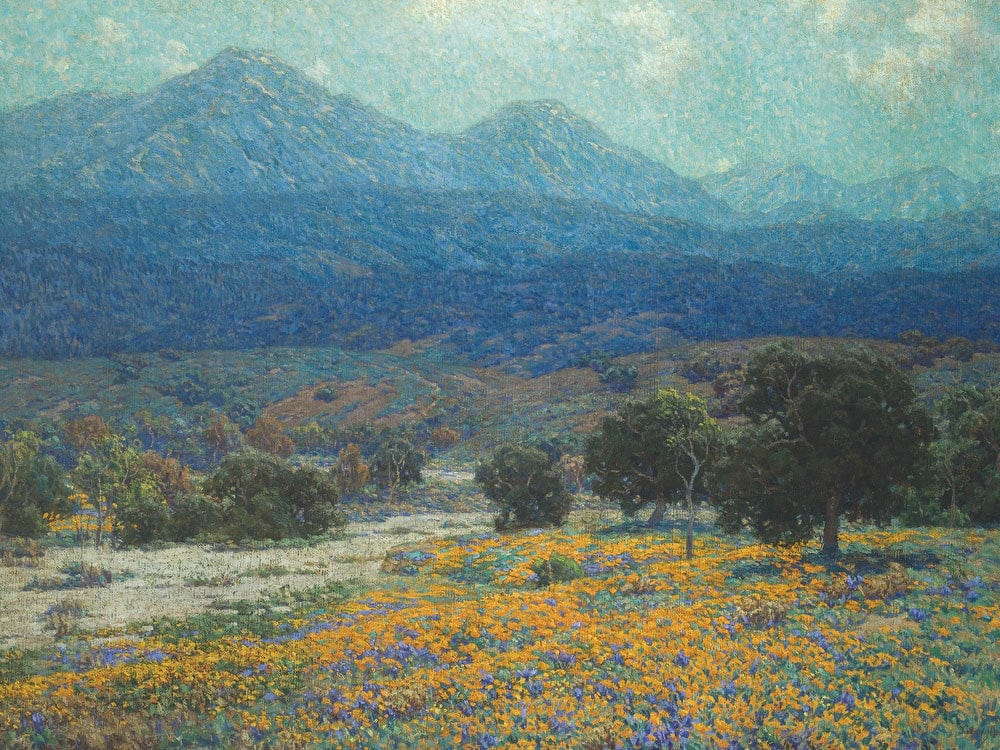 California Poppy Field By Granville Seymour Redmond - Image 7