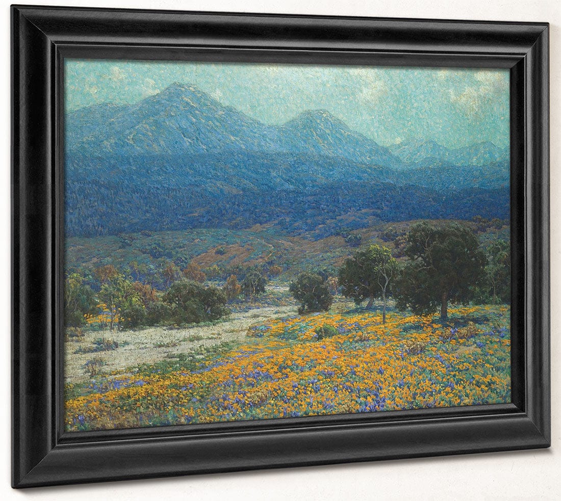 California Poppy Field By Granville Seymour Redmond - Image 8