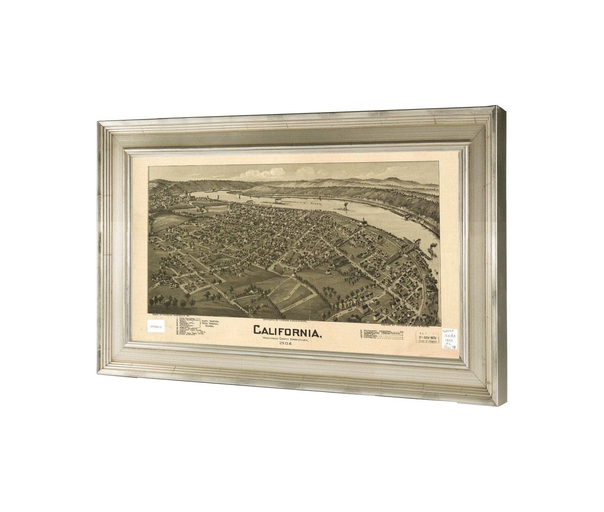 California Washington County Pennsylvania 1902 State Of California - Image 3