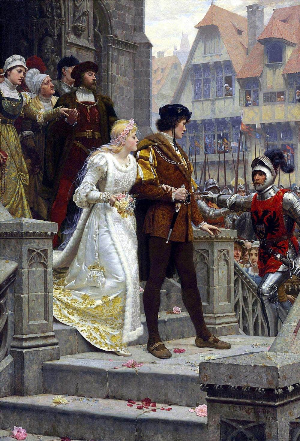 Call To Arms Painting Edmund Blair Leighton Canvas Art - Image 5