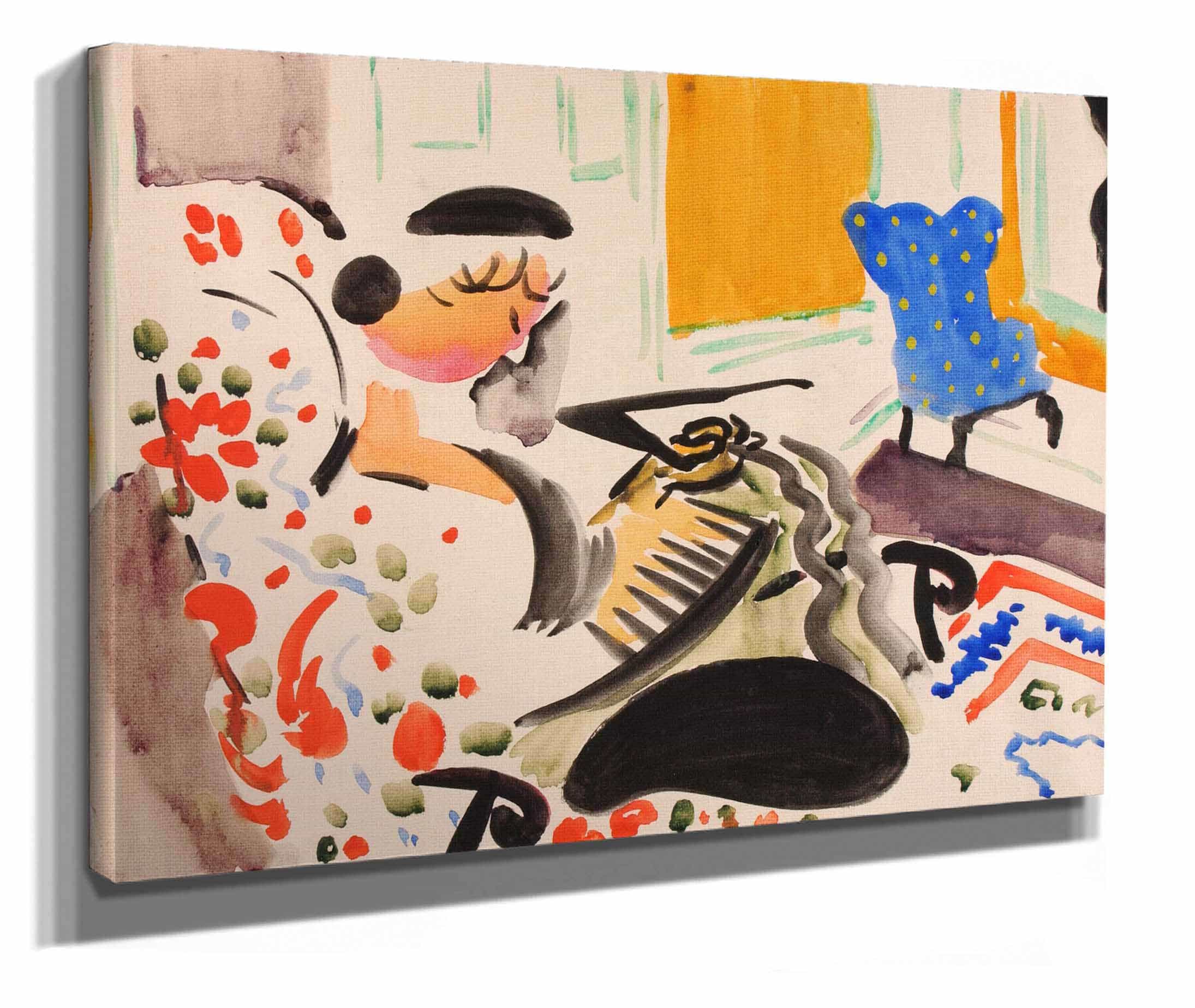 Calligraphic Interior by Henry Lyman Sayen - Image 2