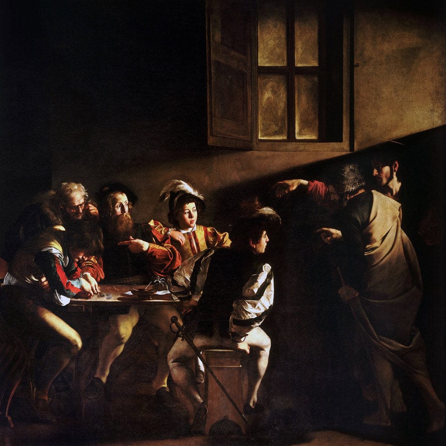 Calling Of Saint Matthew By Caravaggio - Image 5